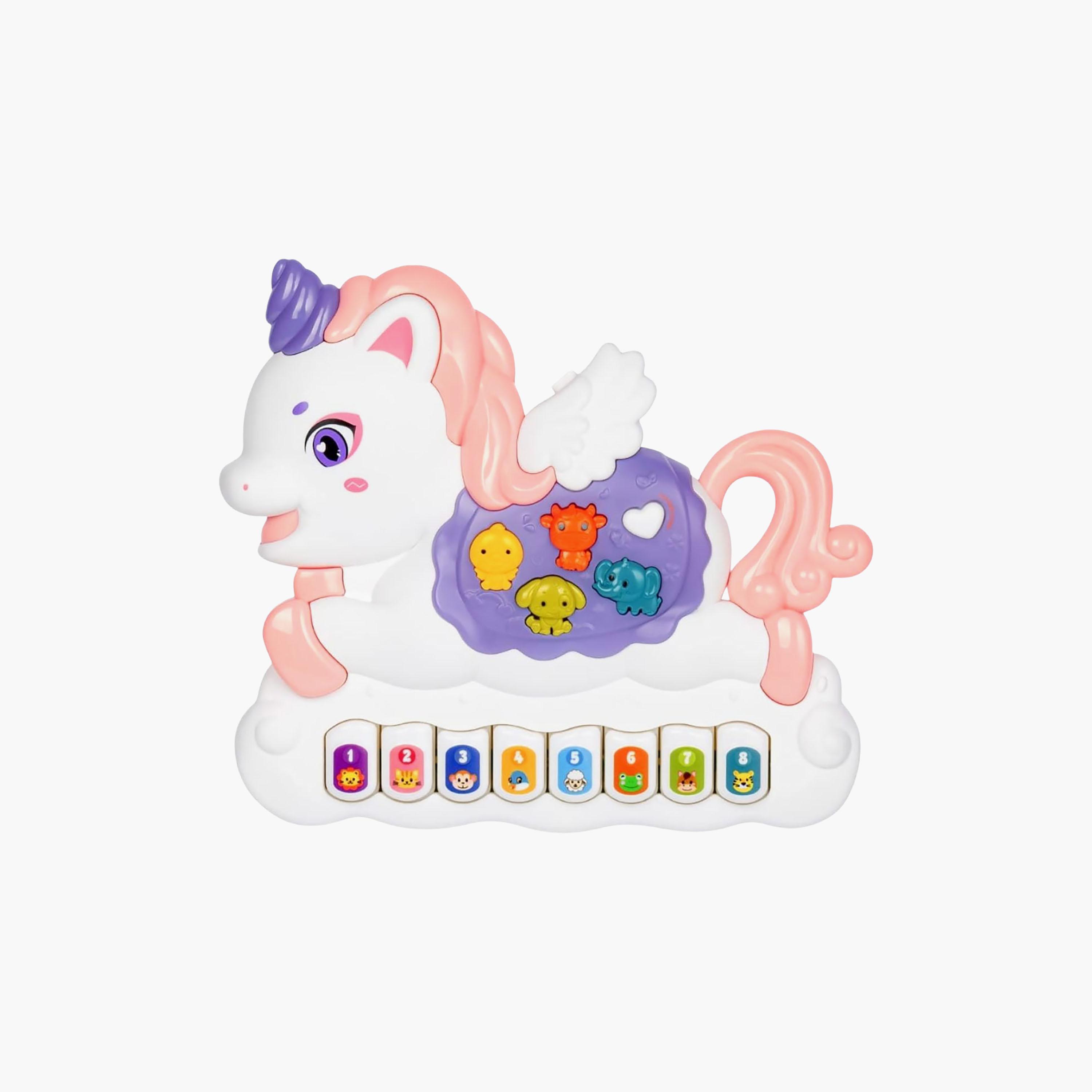 Little Angel Musical Unicorn Toy with Light & Sound-toys-babyandtoddlertoys-lightsandmusicaltoys-image-1