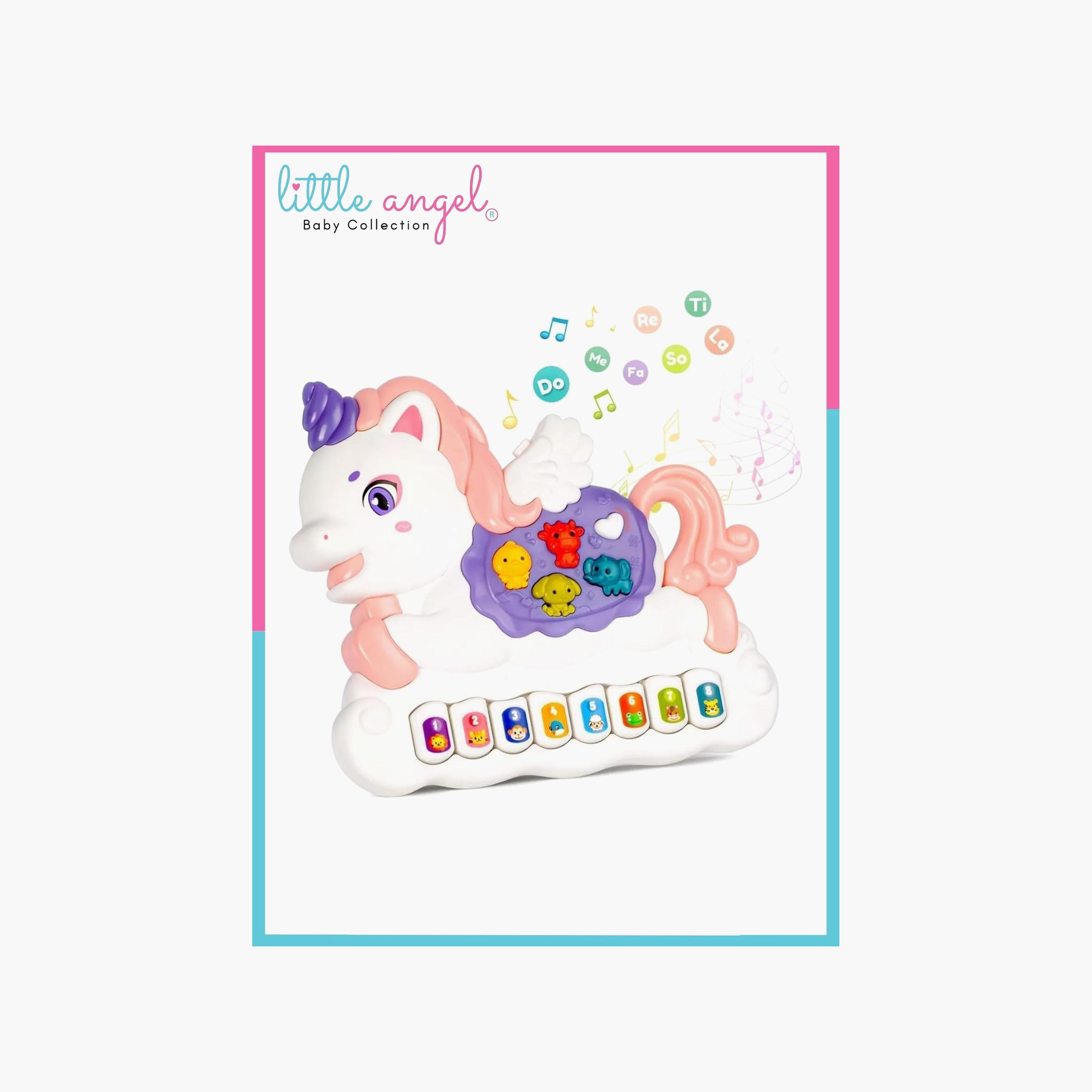 Little Angel Musical Unicorn Toy with Light & Sound-toys-babyandtoddlertoys-lightsandmusicaltoys-image-4