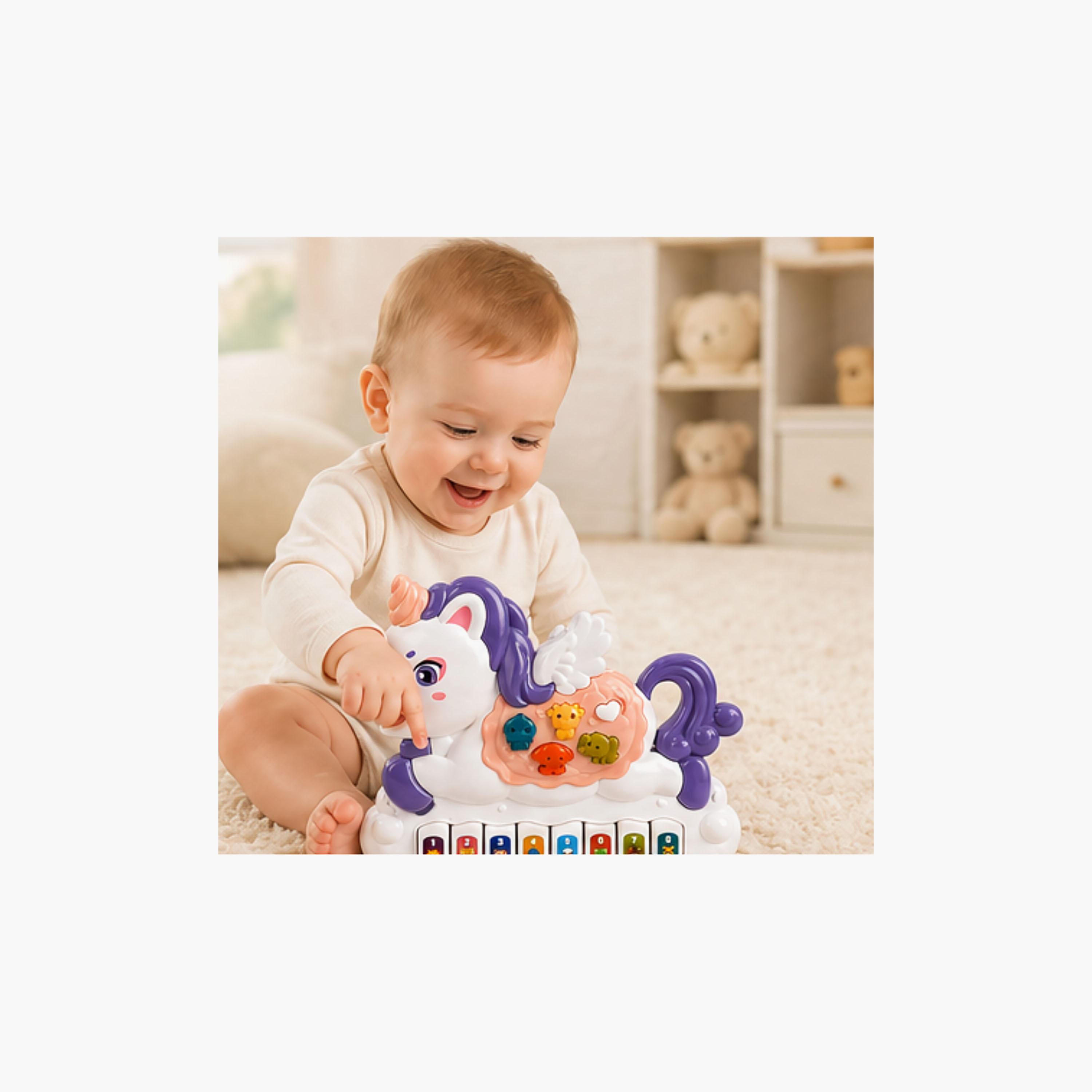 Little Angel Musical Unicorn Toy with Light & Sound-toys-babyandtoddlertoys-lightsandmusicaltoys-image-4