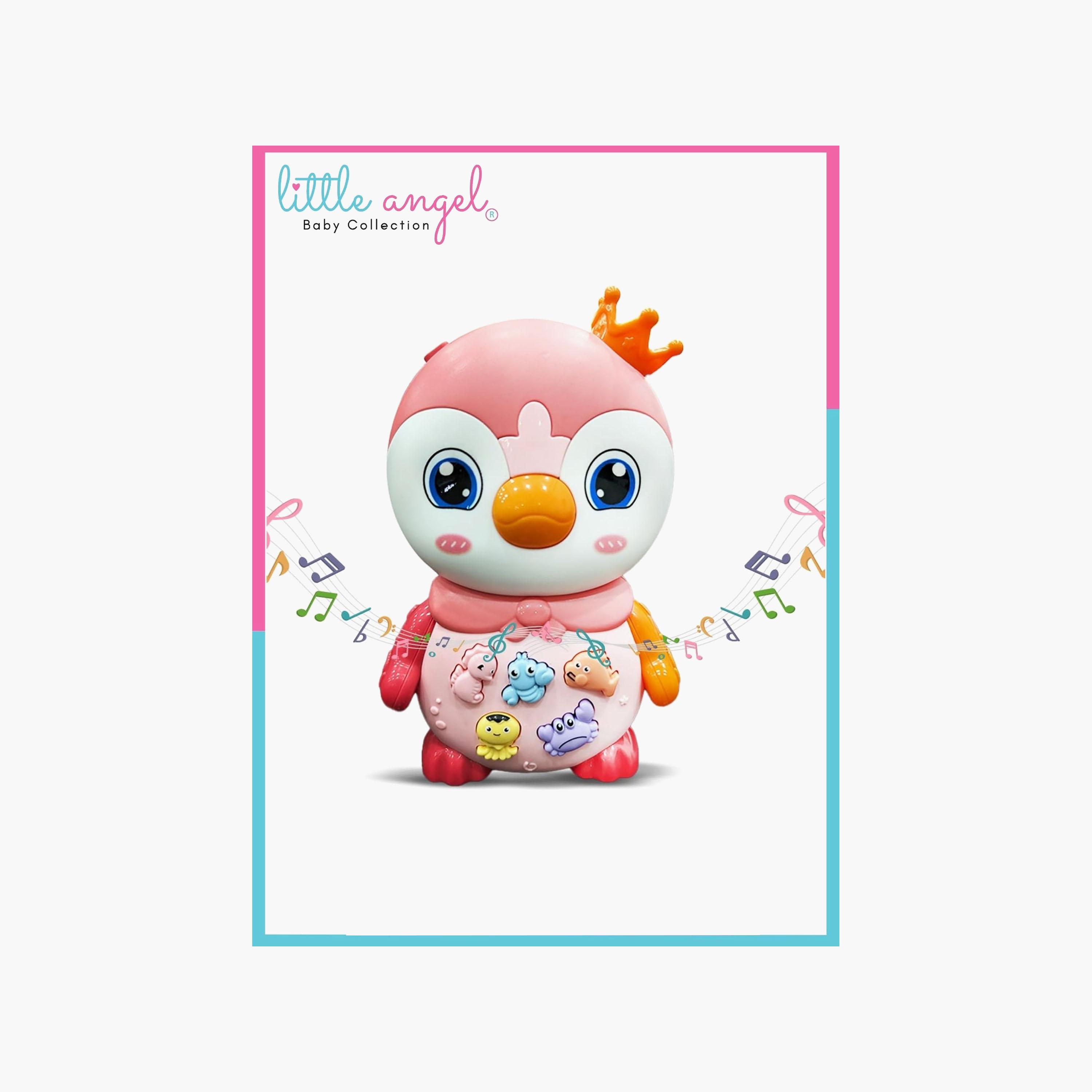 Little Angel Musical Penguin Toy with Light & Sound-toys-babyandtoddlertoys-lightsandmusicaltoys-image-2