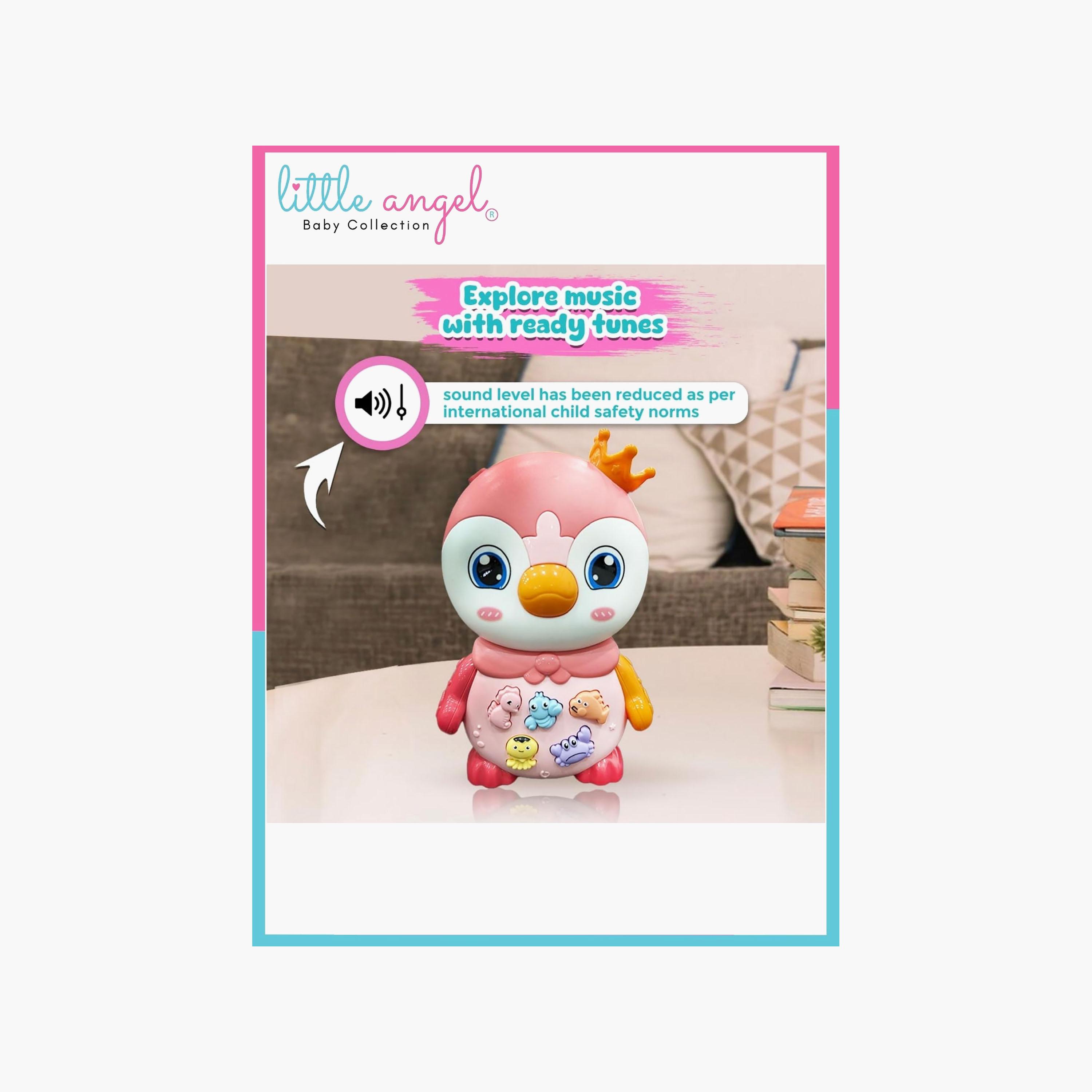 Little Angel Musical Penguin Toy with Light & Sound-toys-babyandtoddlertoys-lightsandmusicaltoys-image-3