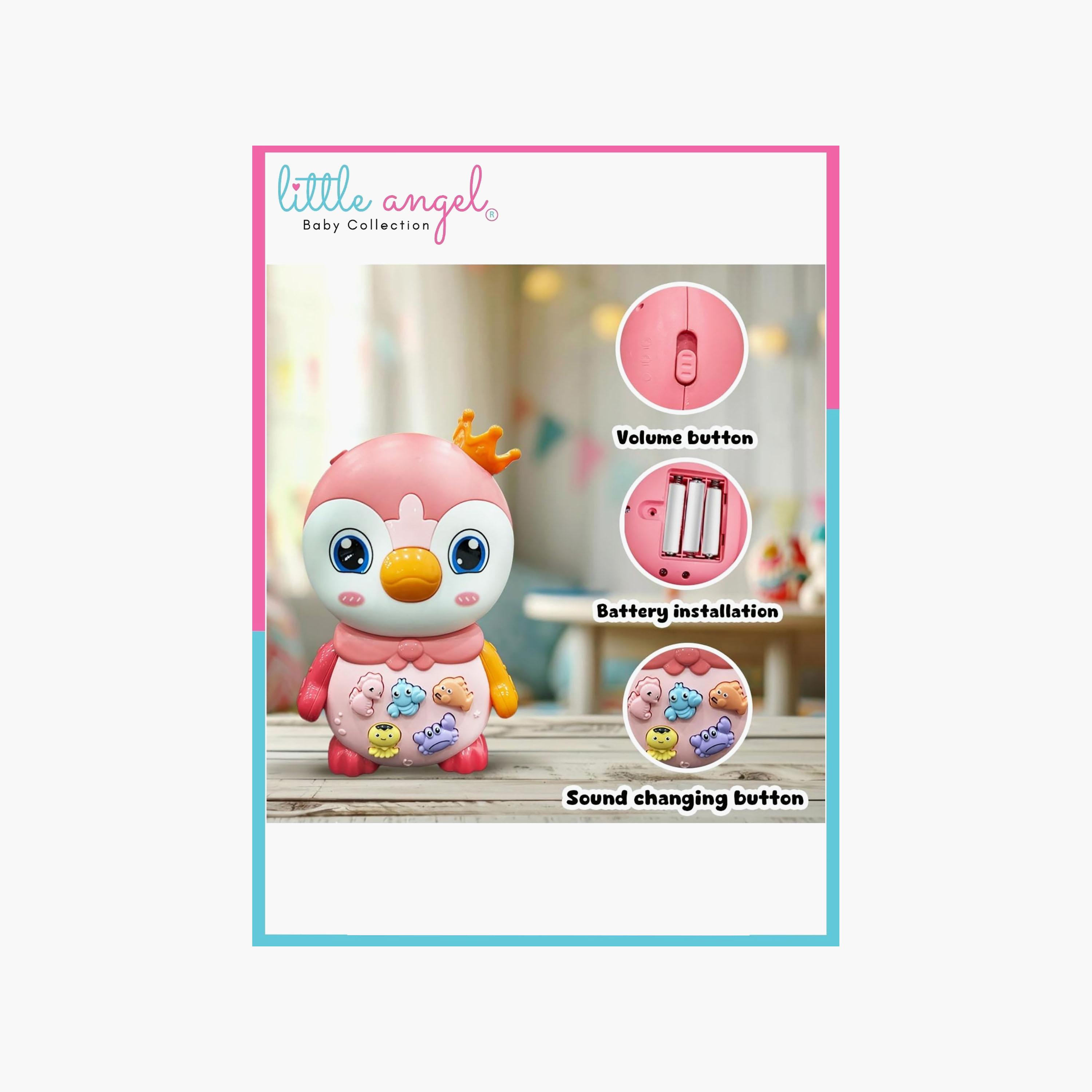 Little Angel Musical Penguin Toy with Light & Sound-toys-babyandtoddlertoys-lightsandmusicaltoys-image-4