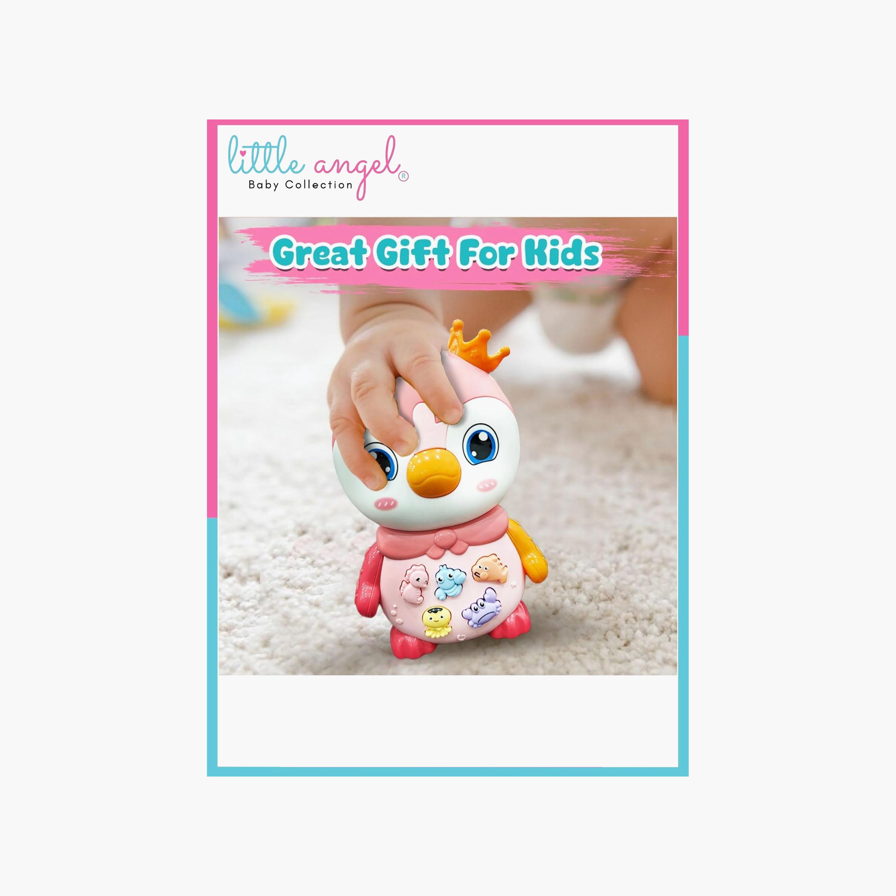 Little Angel Musical Penguin Toy with Light & Sound-toys-babyandtoddlertoys-lightsandmusicaltoys-image-5