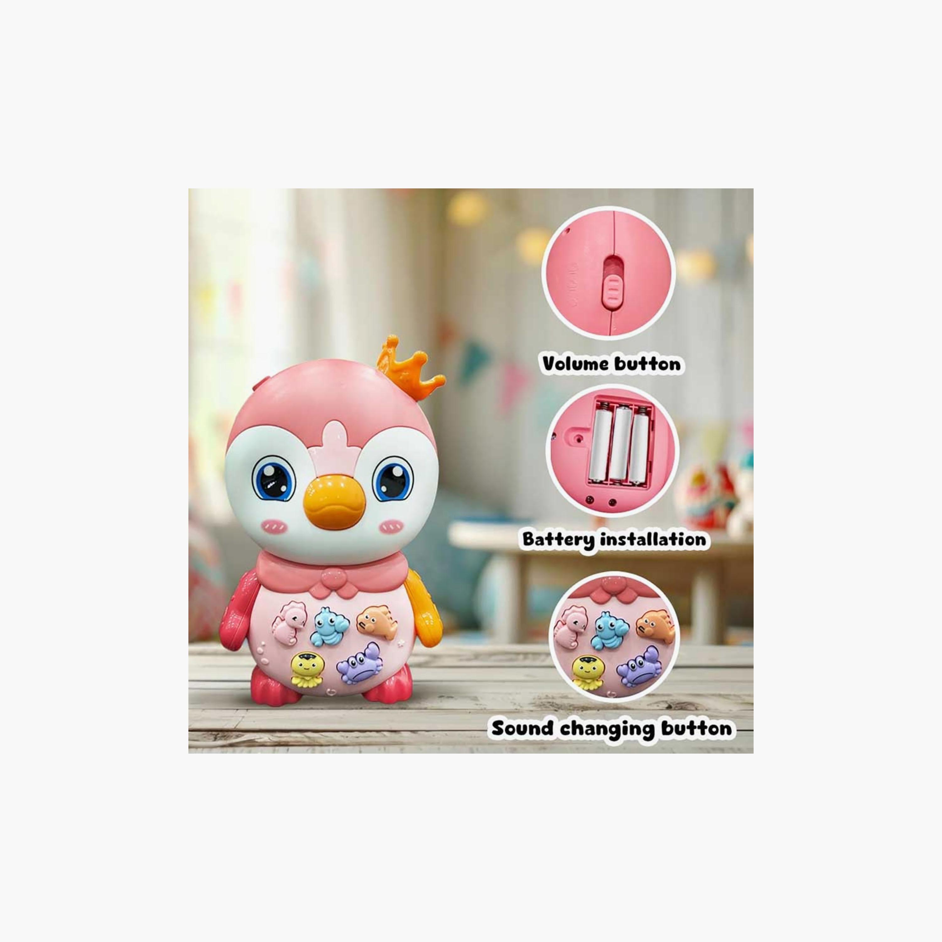 Little Angel Musical Penguin Toy with Light & Sound-toys-babyandtoddlertoys-lightsandmusicaltoys-image-3