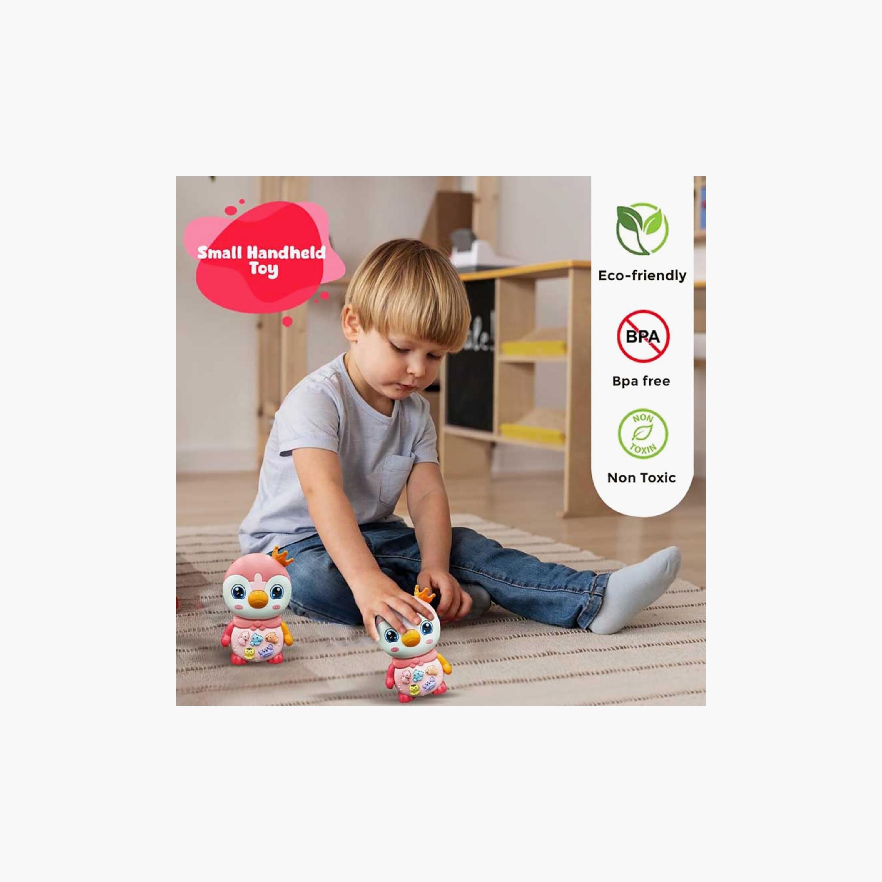 Little Angel Musical Penguin Toy with Light & Sound-toys-babyandtoddlertoys-lightsandmusicaltoys-image-4