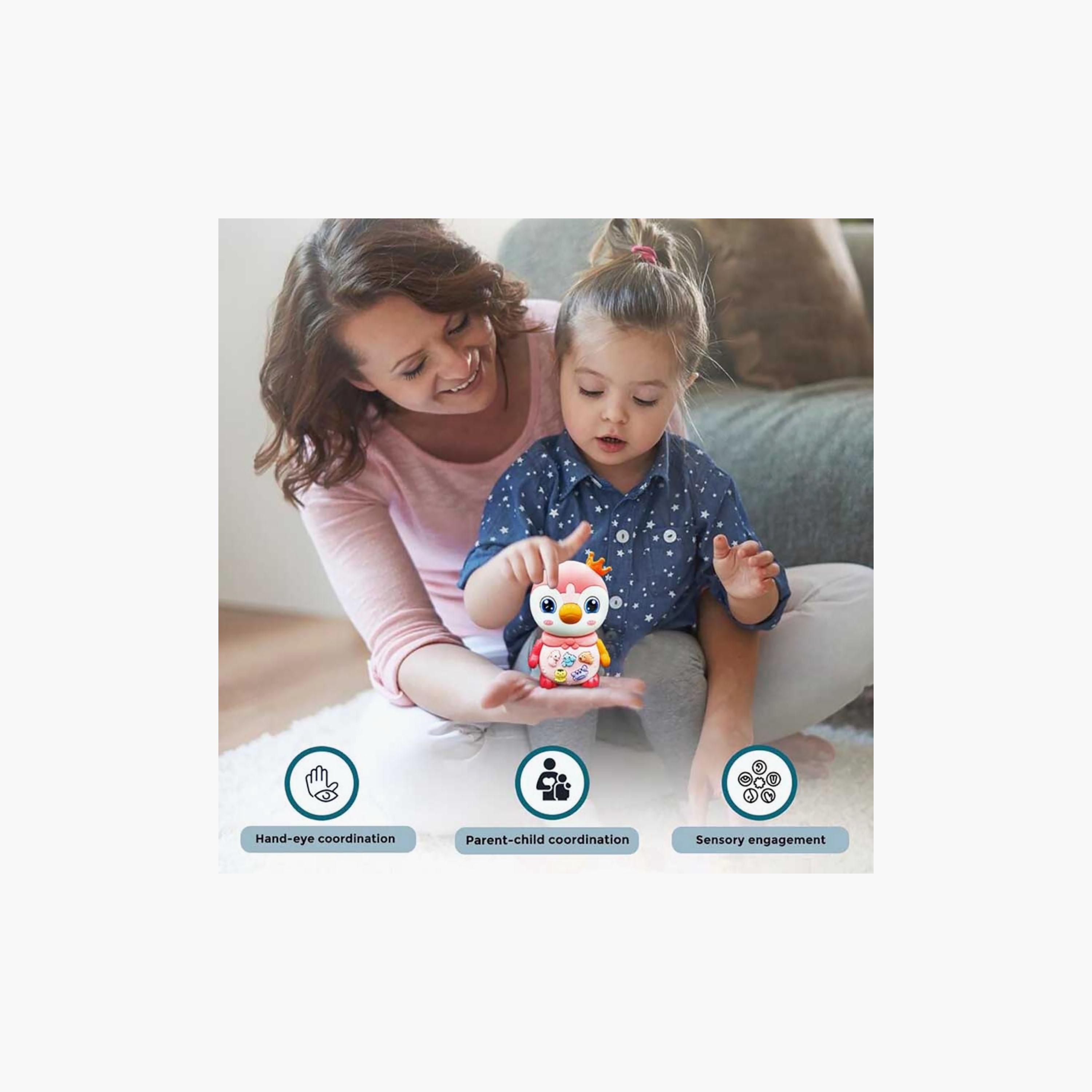 Little Angel Musical Penguin Toy with Light & Sound-toys-babyandtoddlertoys-lightsandmusicaltoys-image-5