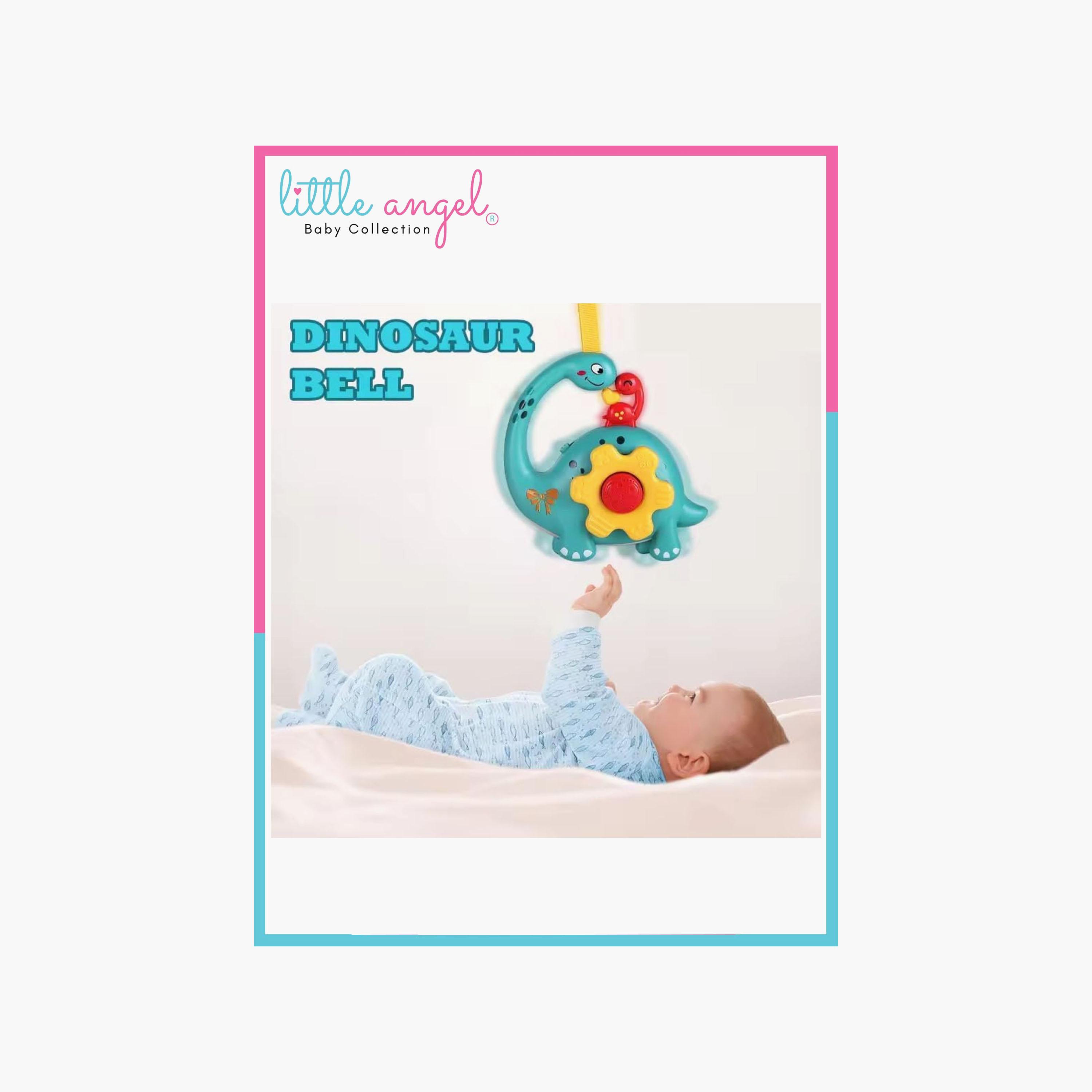 Little Angel Musical Dinosaur Shape Hanging Rattle Teether-toys-babyandtoddlertoys-rattlesandteethers-image-3