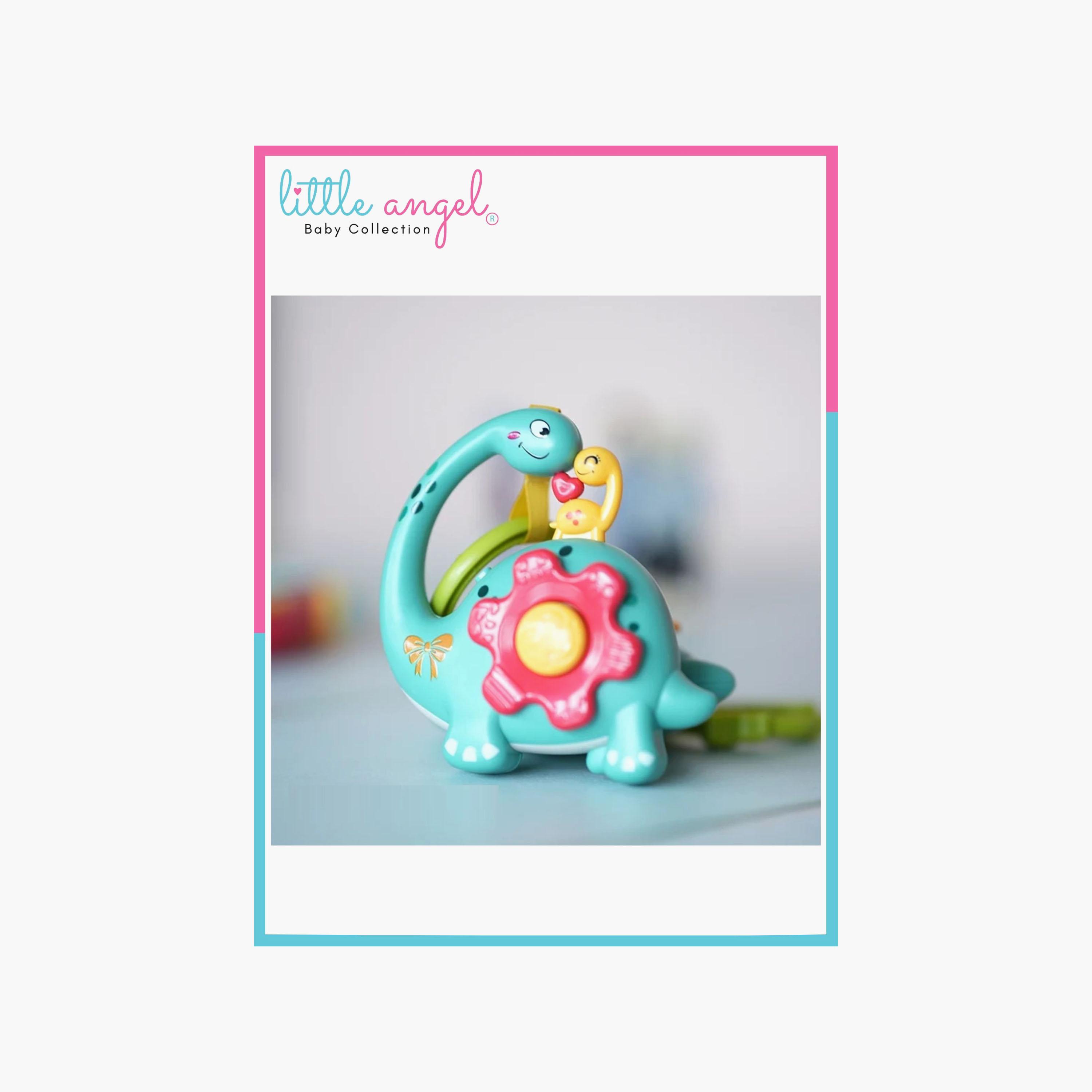 Little Angel Musical Dinosaur Shape Hanging Rattle Teether-toys-babyandtoddlertoys-rattlesandteethers-image-5