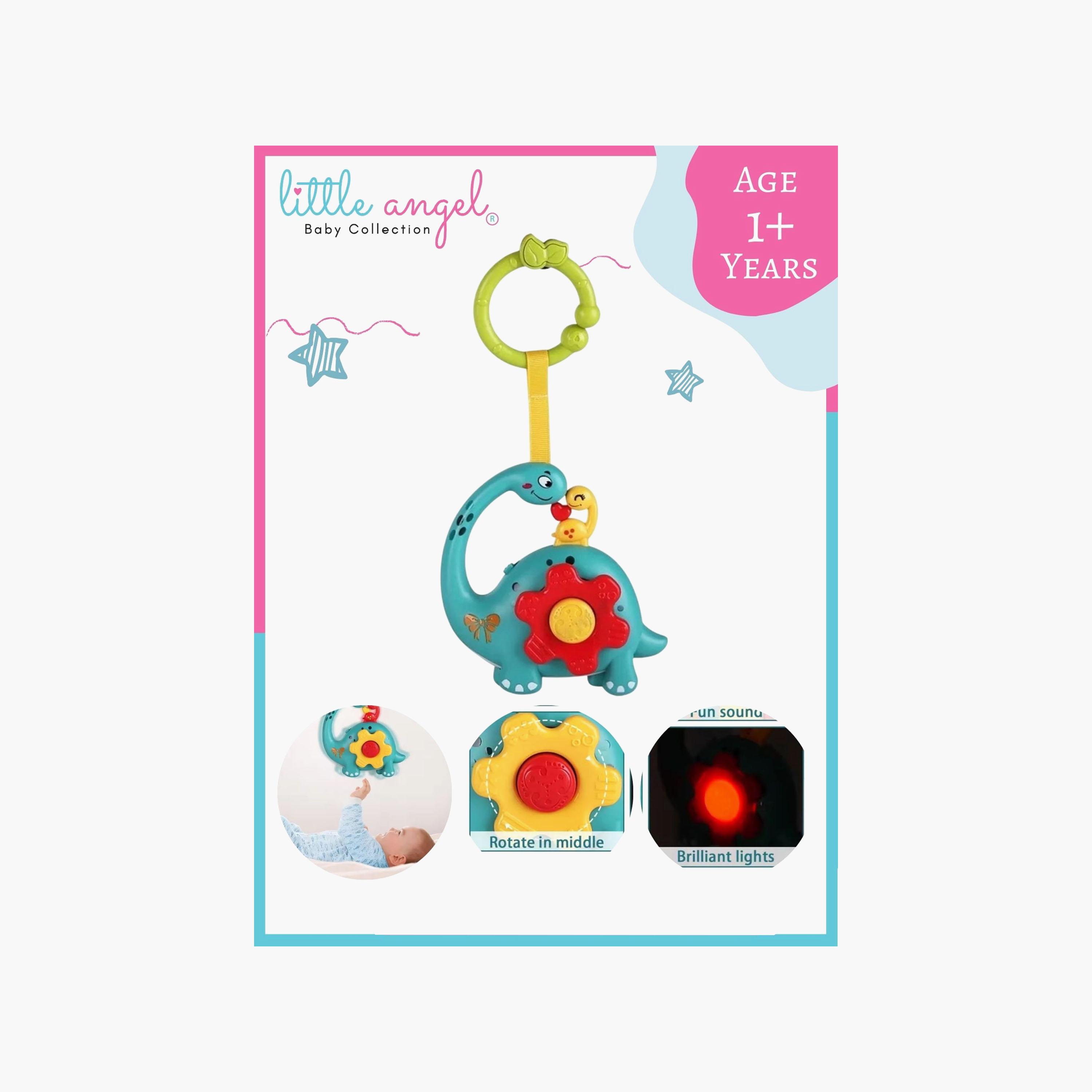 Little Angel Musical Dinosaur Shape Hanging Rattle Teether-toys-babyandtoddlertoys-rattlesandteethers-image-7