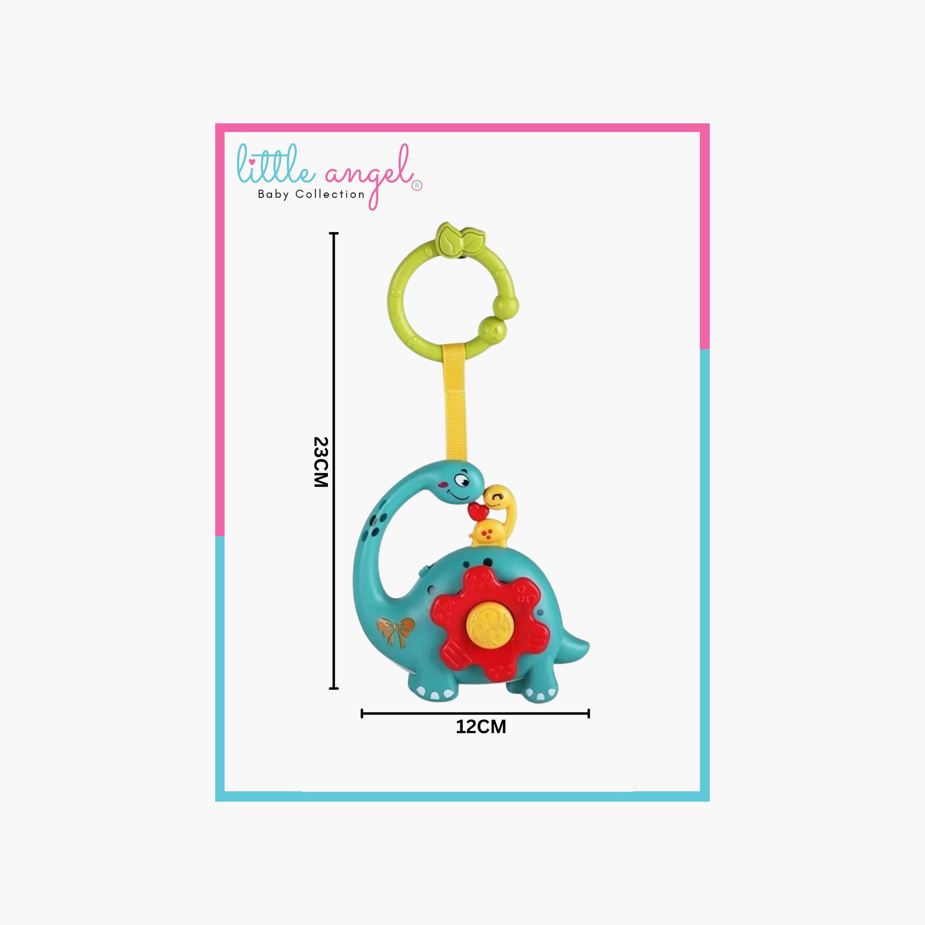 Little Angel Musical Dinosaur Shape Hanging Rattle Teether-toys-babyandtoddlertoys-rattlesandteethers-image-8