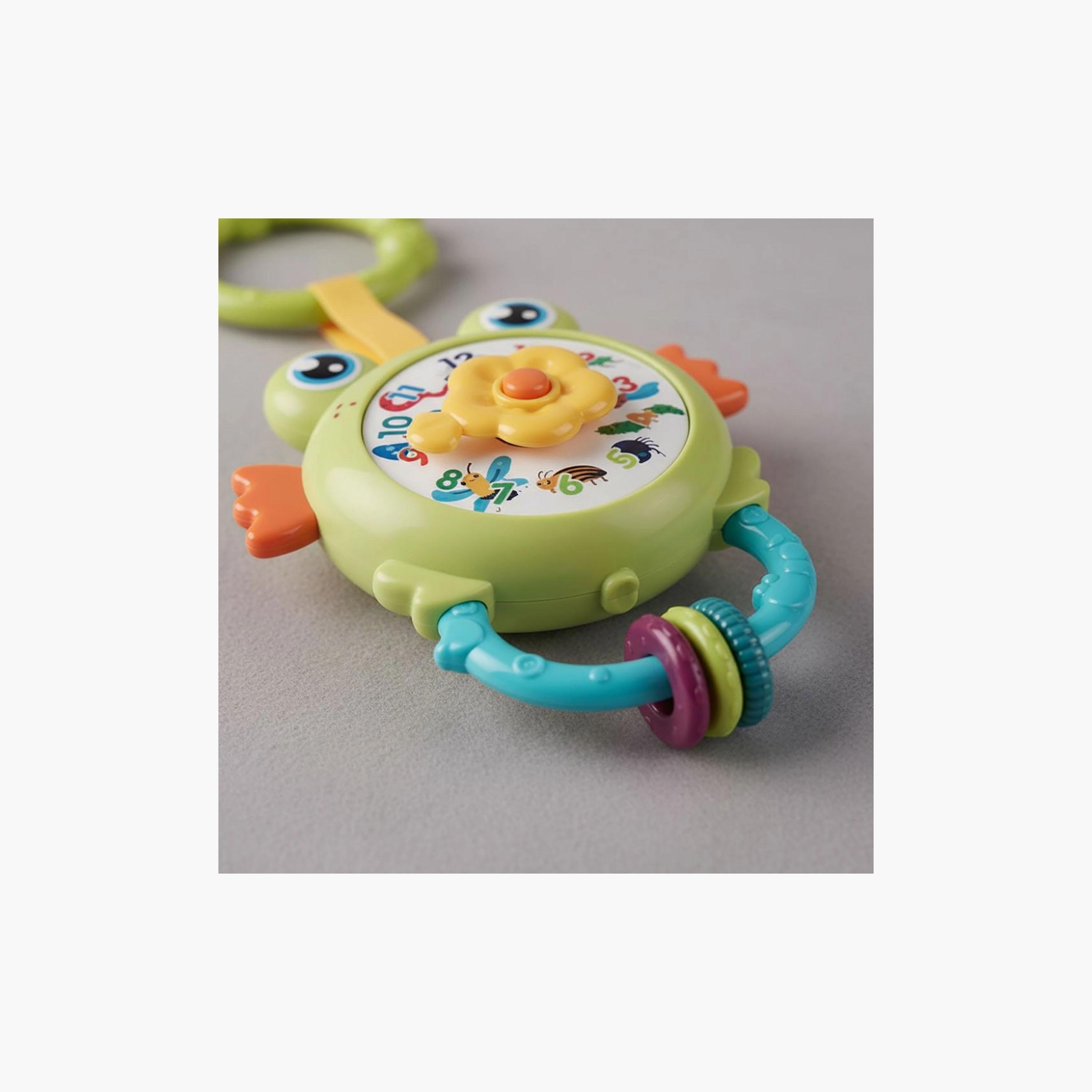 Little Angel Musical Clock Shape Interactive Hanging Rattle Toy-toys-babyandtoddlertoys-rattlesandteethers-image-2