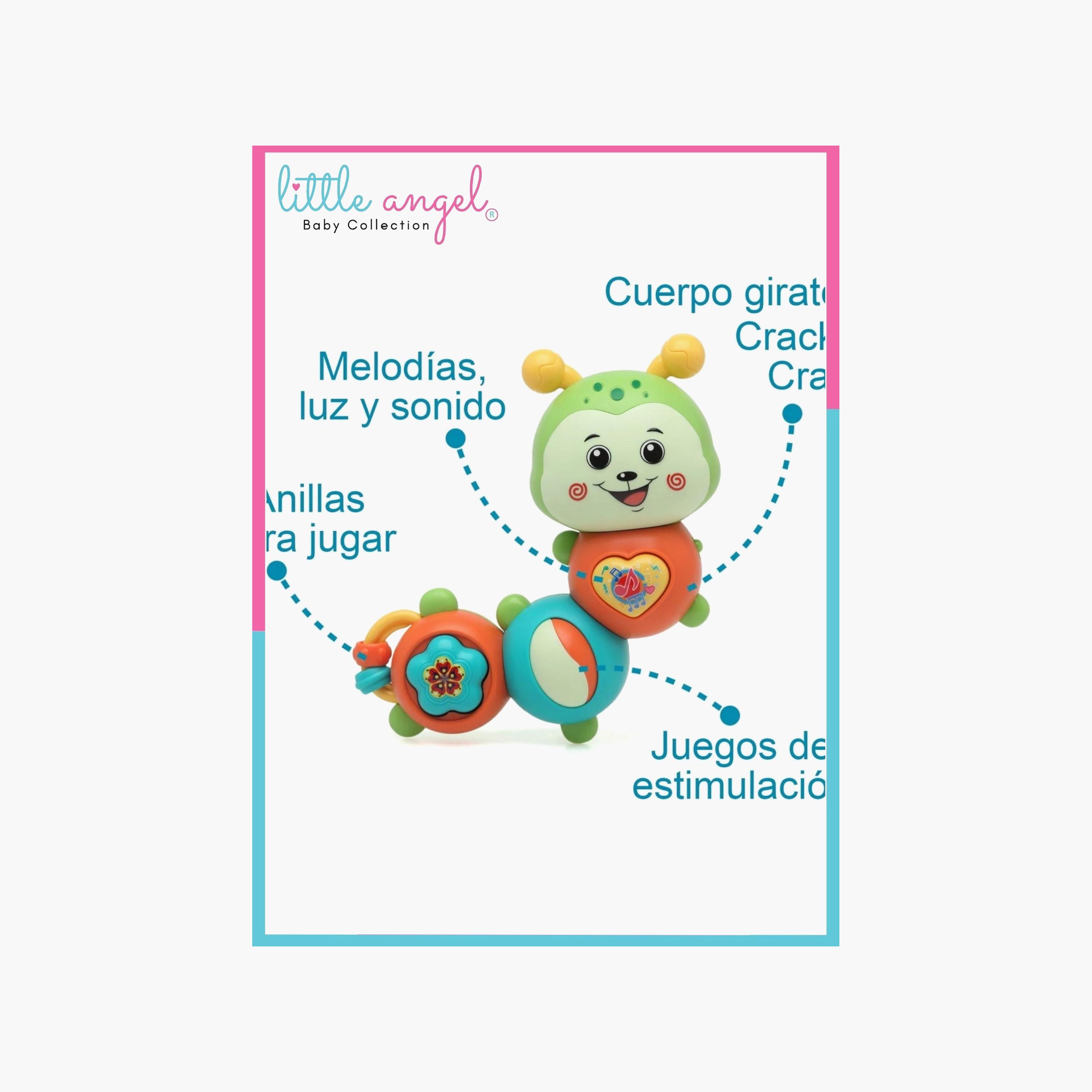 Little Angel Musical Caterpillar Toy with Light & Sound-toys-babyandtoddlertoys-lightsandmusicaltoys-image-2