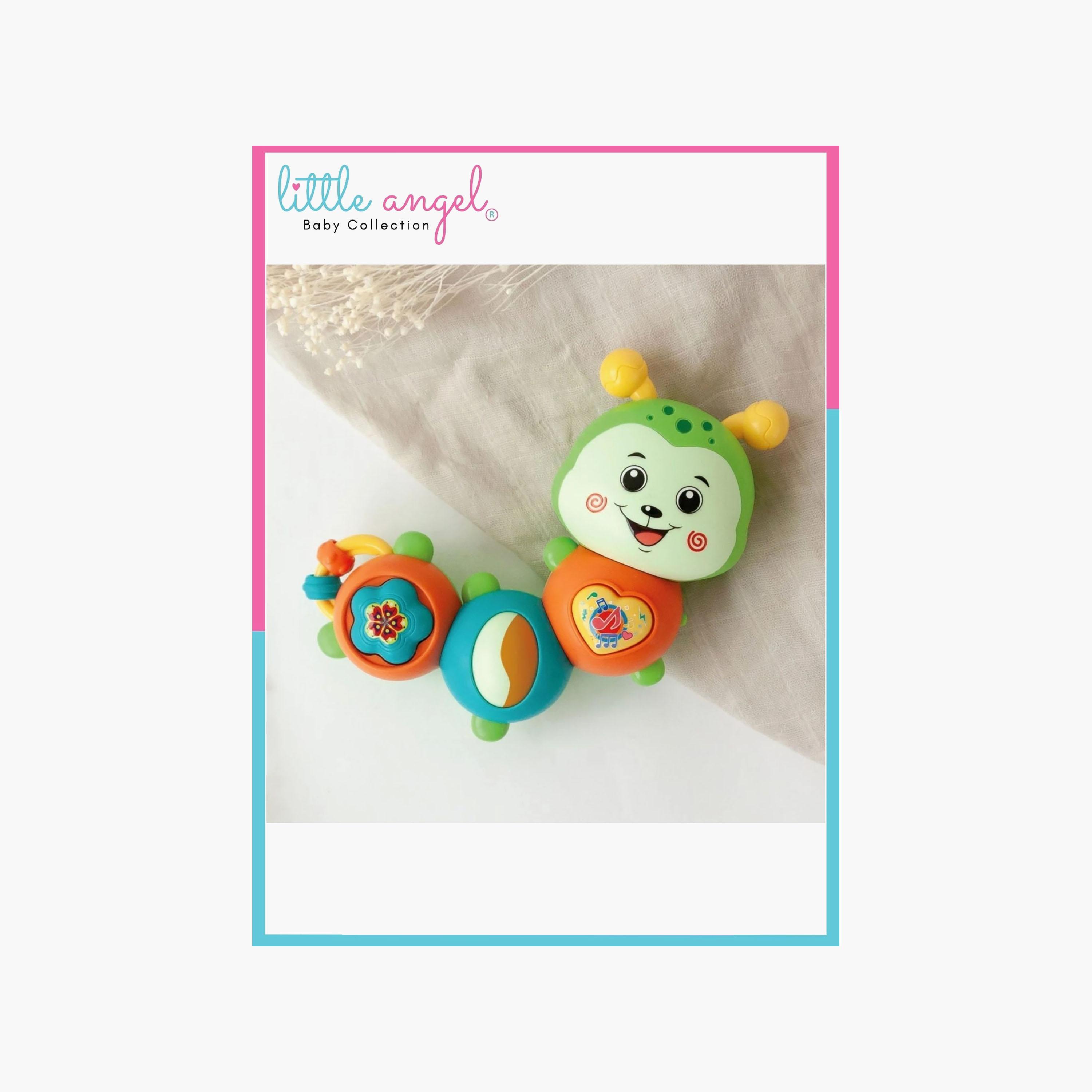 Little Angel Musical Caterpillar Toy with Light & Sound-toys-babyandtoddlertoys-lightsandmusicaltoys-image-3