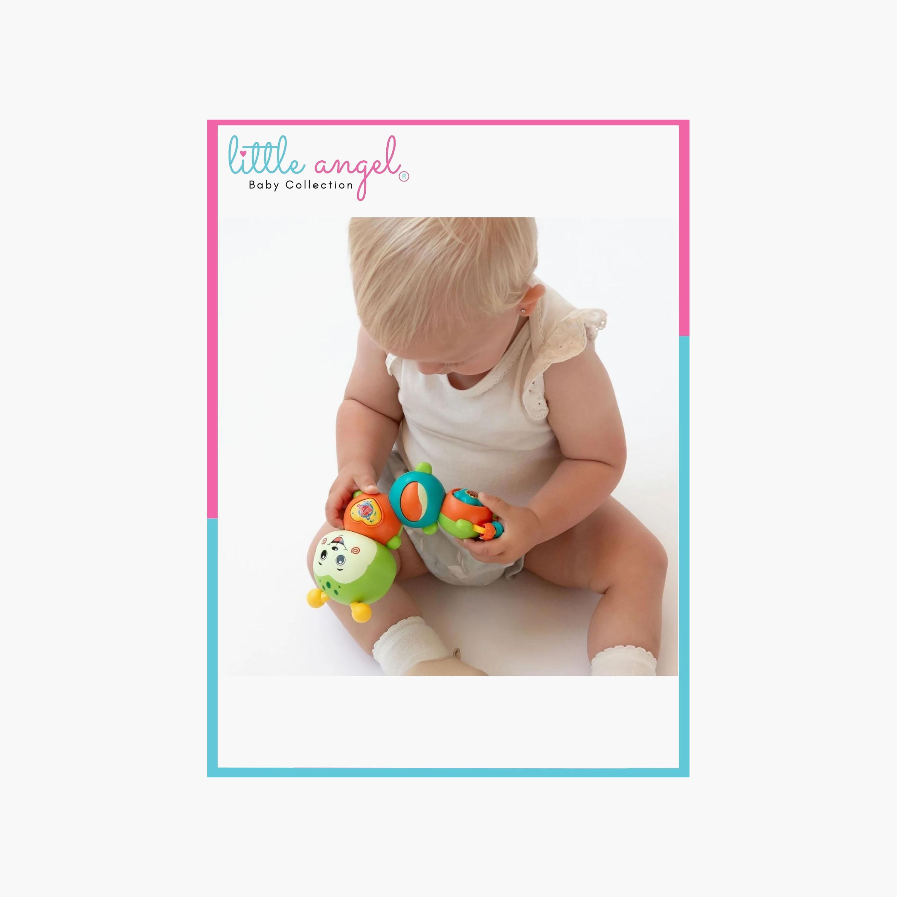 Little Angel Musical Caterpillar Toy with Light & Sound-toys-babyandtoddlertoys-lightsandmusicaltoys-image-4
