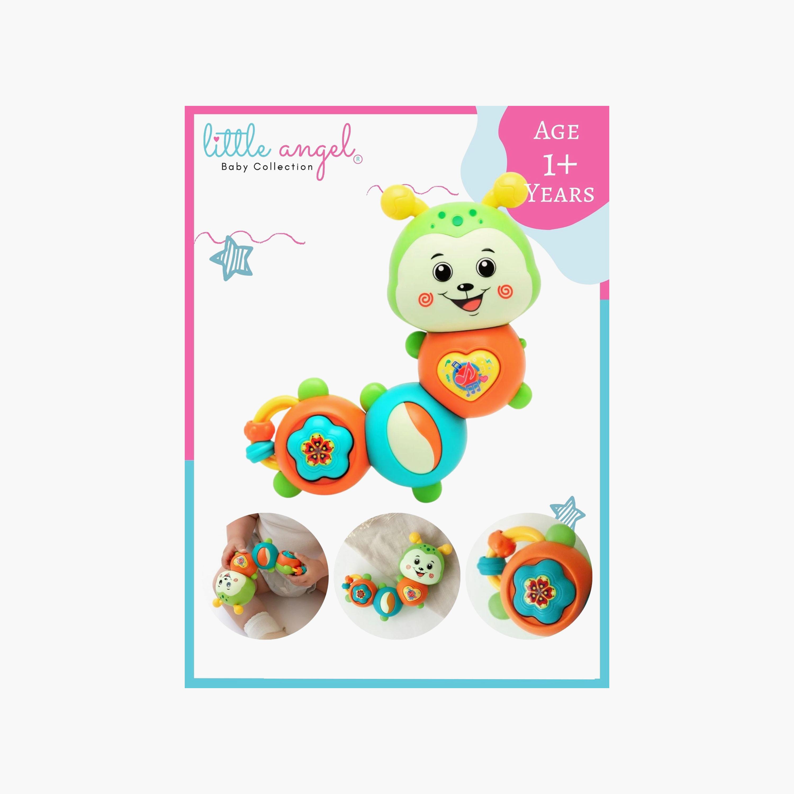 Little Angel Musical Caterpillar Toy with Light & Sound-toys-babyandtoddlertoys-lightsandmusicaltoys-image-5