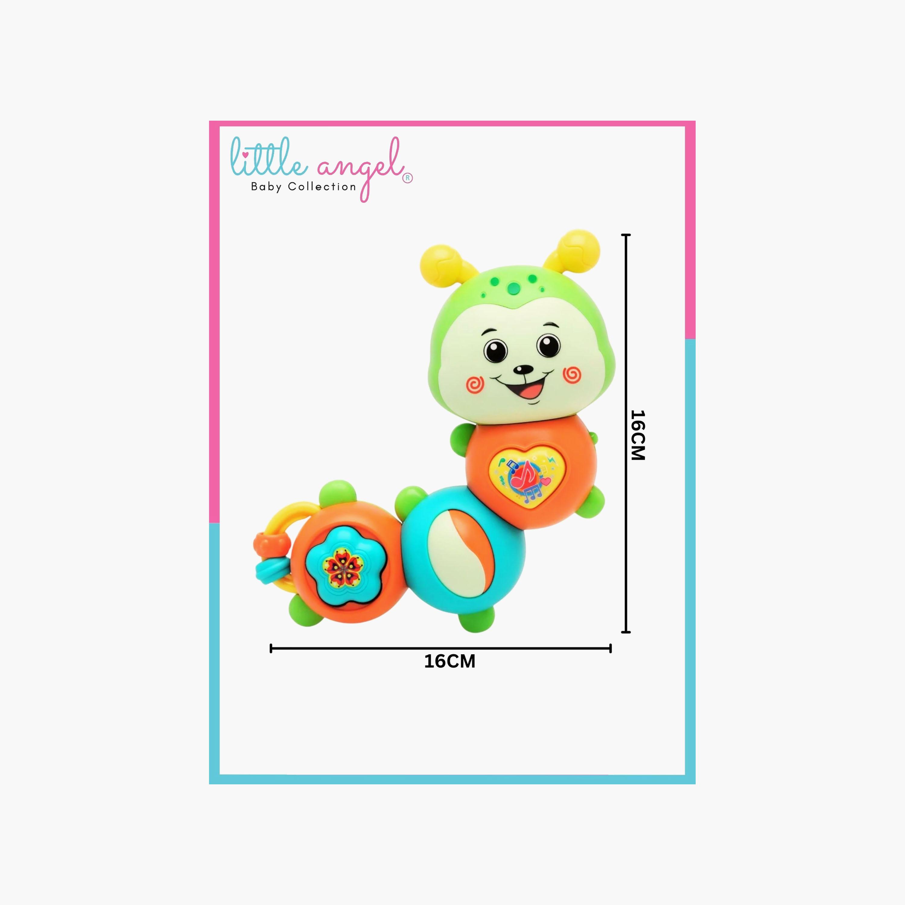 Little Angel Musical Caterpillar Toy with Light & Sound-toys-babyandtoddlertoys-lightsandmusicaltoys-image-6