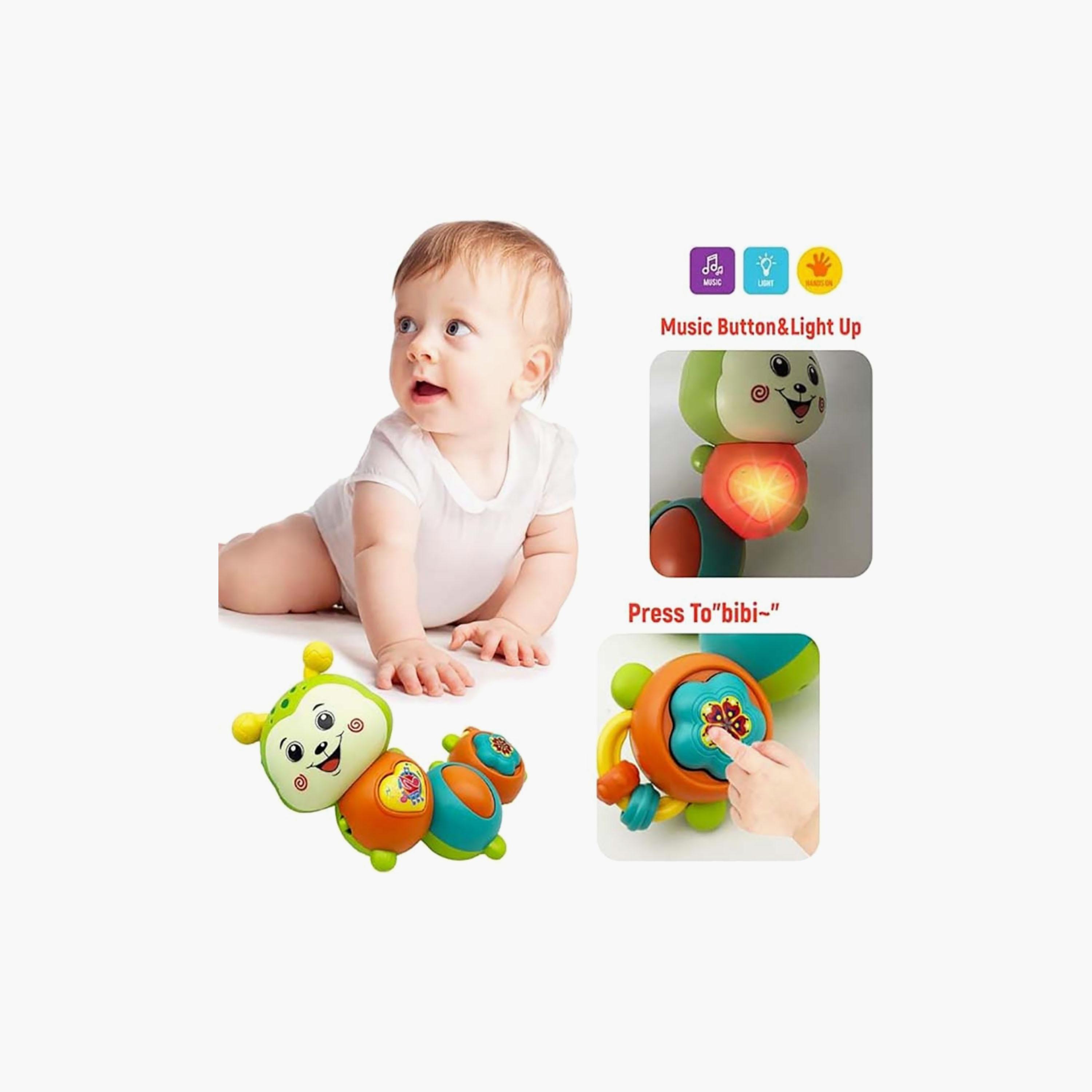 Little Angel Musical Caterpillar Toy with Light & Sound-toys-babyandtoddlertoys-lightsandmusicaltoys-image-4