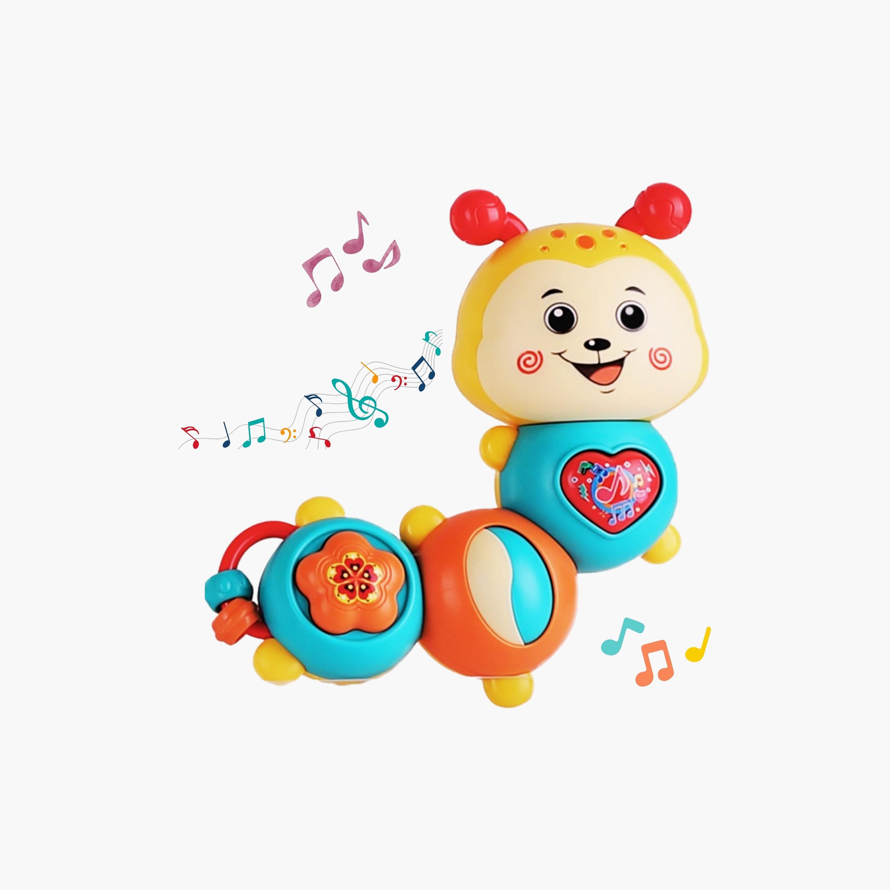Little Angel Musical Caterpillar Toy with Light & Sound-toys-babyandtoddlertoys-lightsandmusicaltoys-image-7