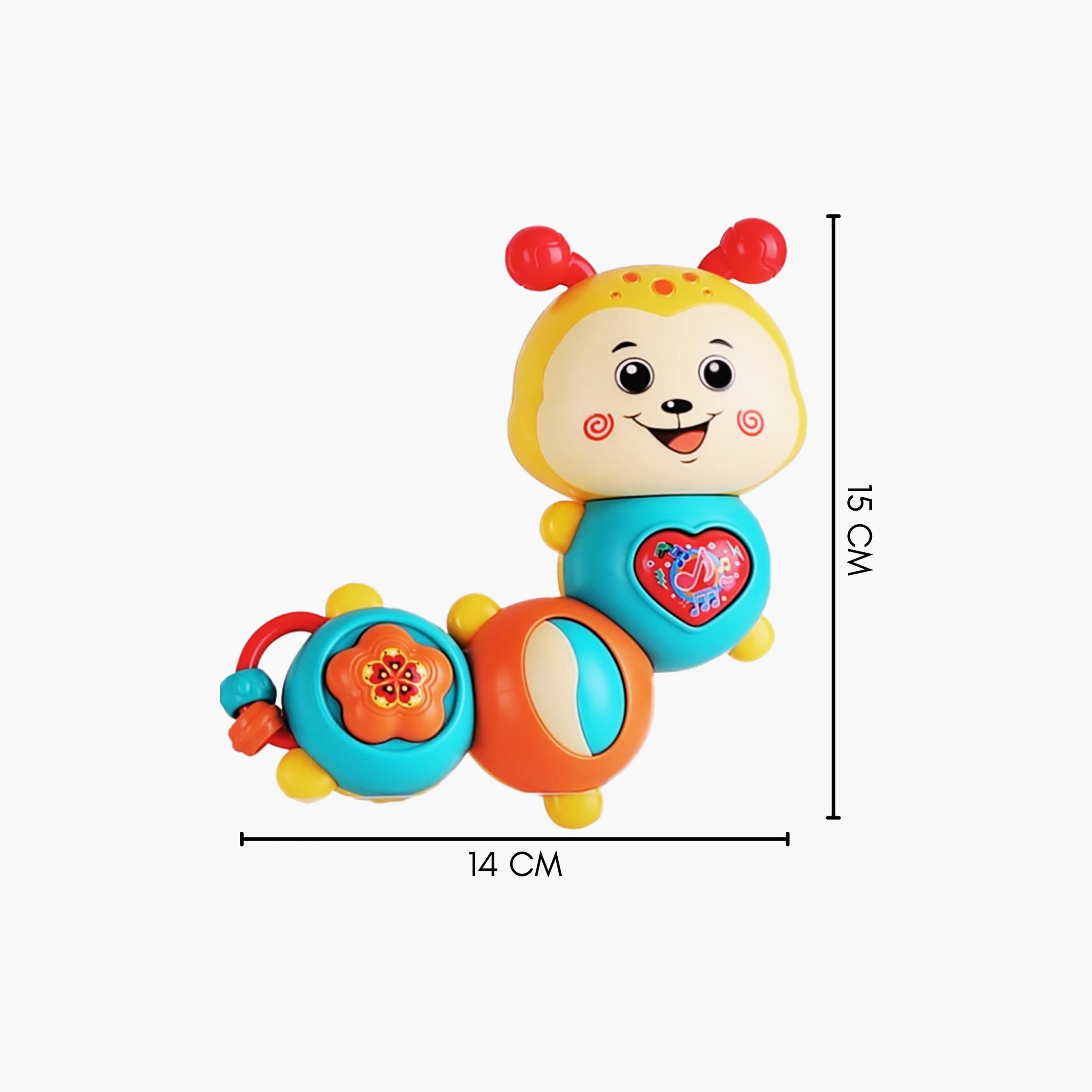 Little Angel Musical Caterpillar Toy with Light & Sound-toys-babyandtoddlertoys-lightsandmusicaltoys-image-8