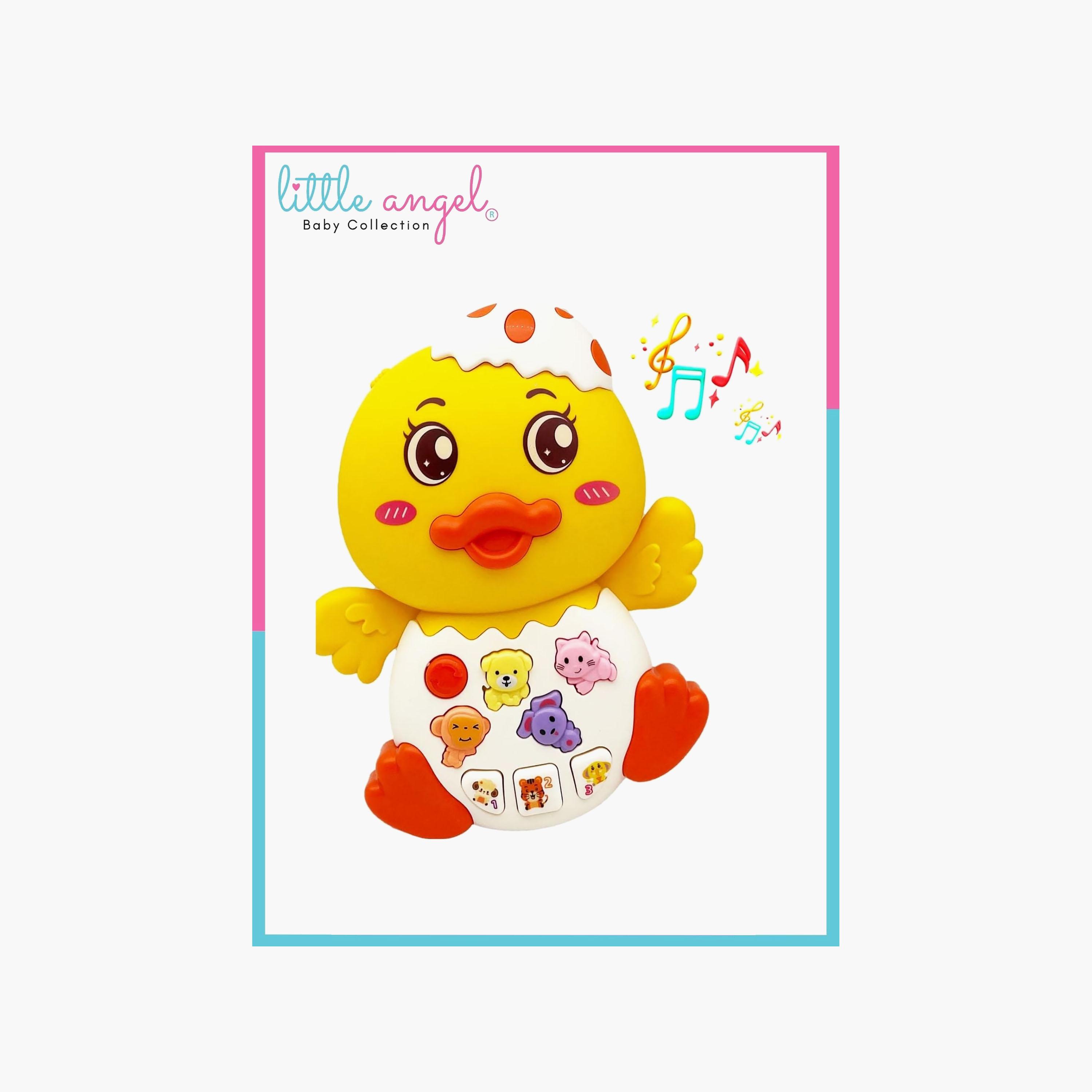 Little Angel Musical Duck Shape Interactive Learning Toy-toys-babyandtoddlertoys-learningtoys-image-2