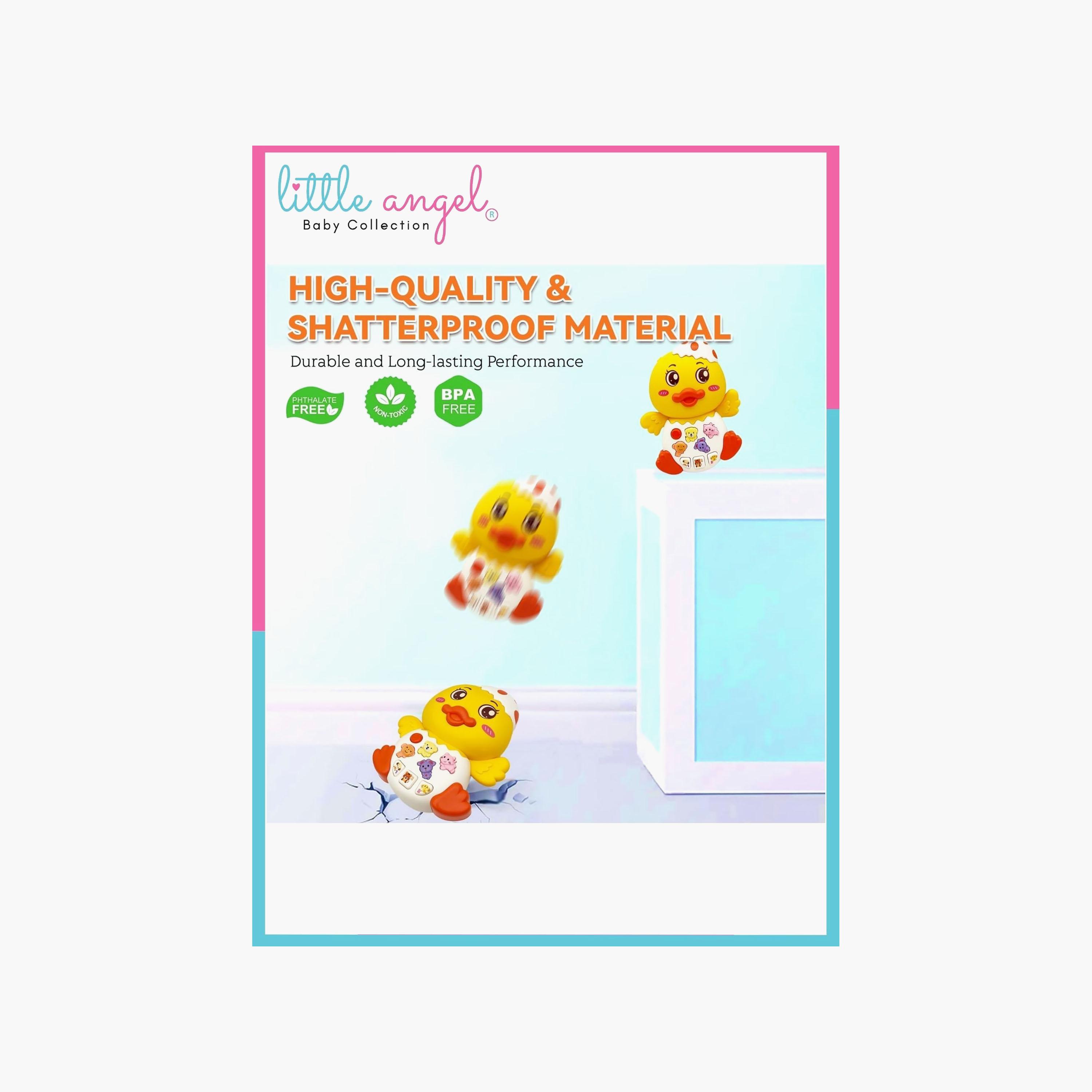 Little Angel Musical Duck Shape Interactive Learning Toy-toys-babyandtoddlertoys-learningtoys-image-3