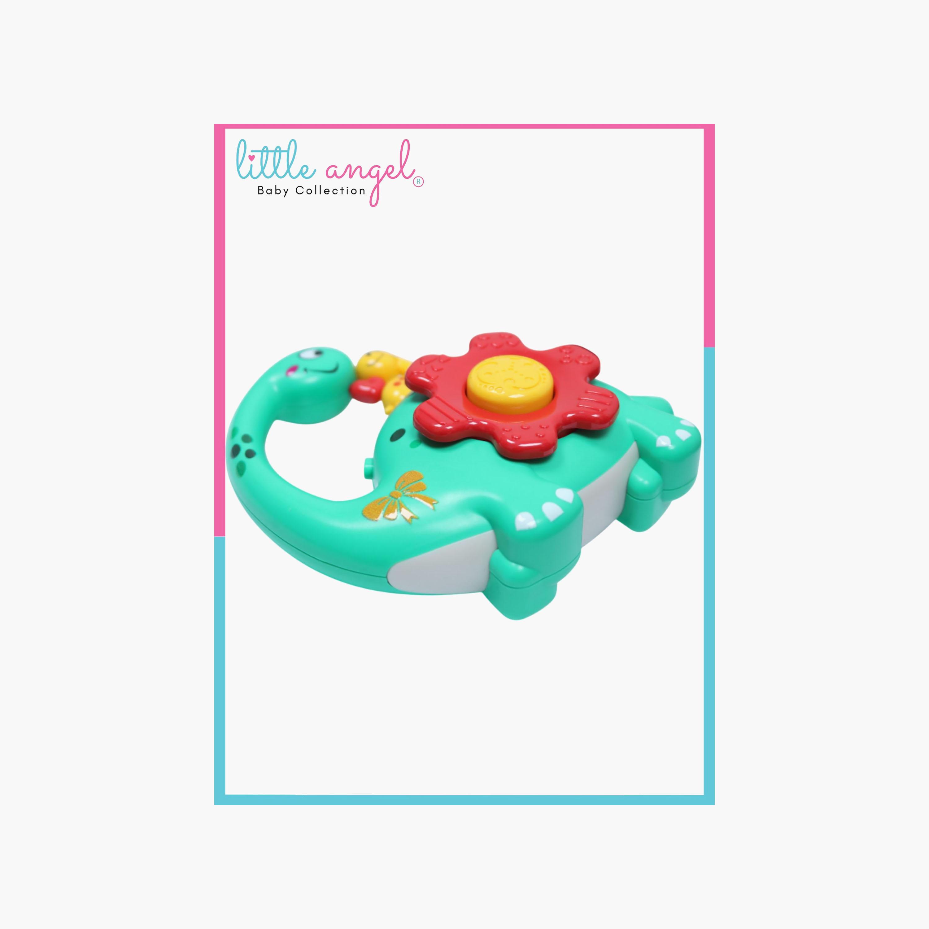 لعبة ديناصور موسيقية مع أزرار تروس من ليتل أنجل-toys-babyandtoddlertoys-learningtoys-image-3