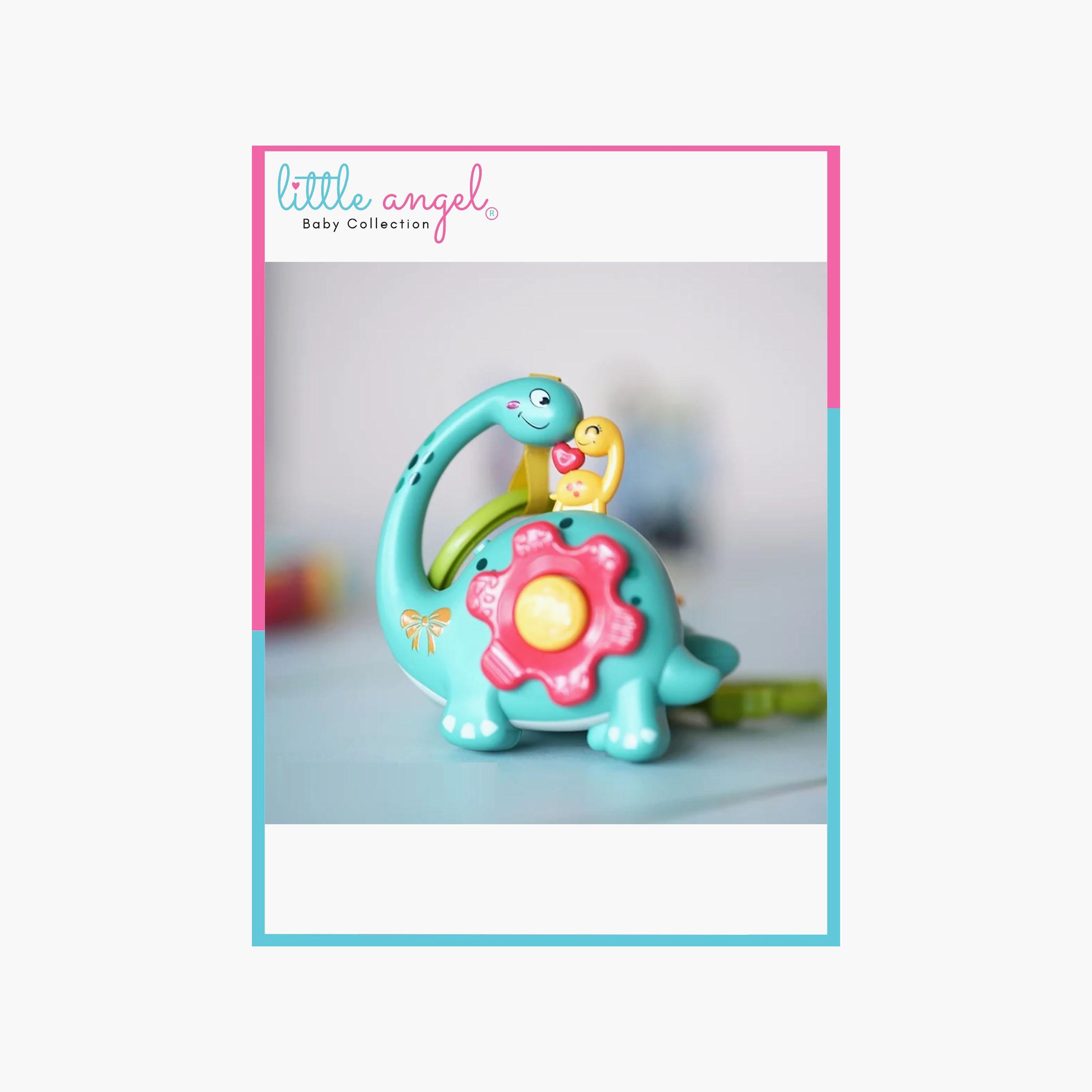 لعبة ديناصور موسيقية مع أزرار تروس من ليتل أنجل-toys-babyandtoddlertoys-learningtoys-image-4
