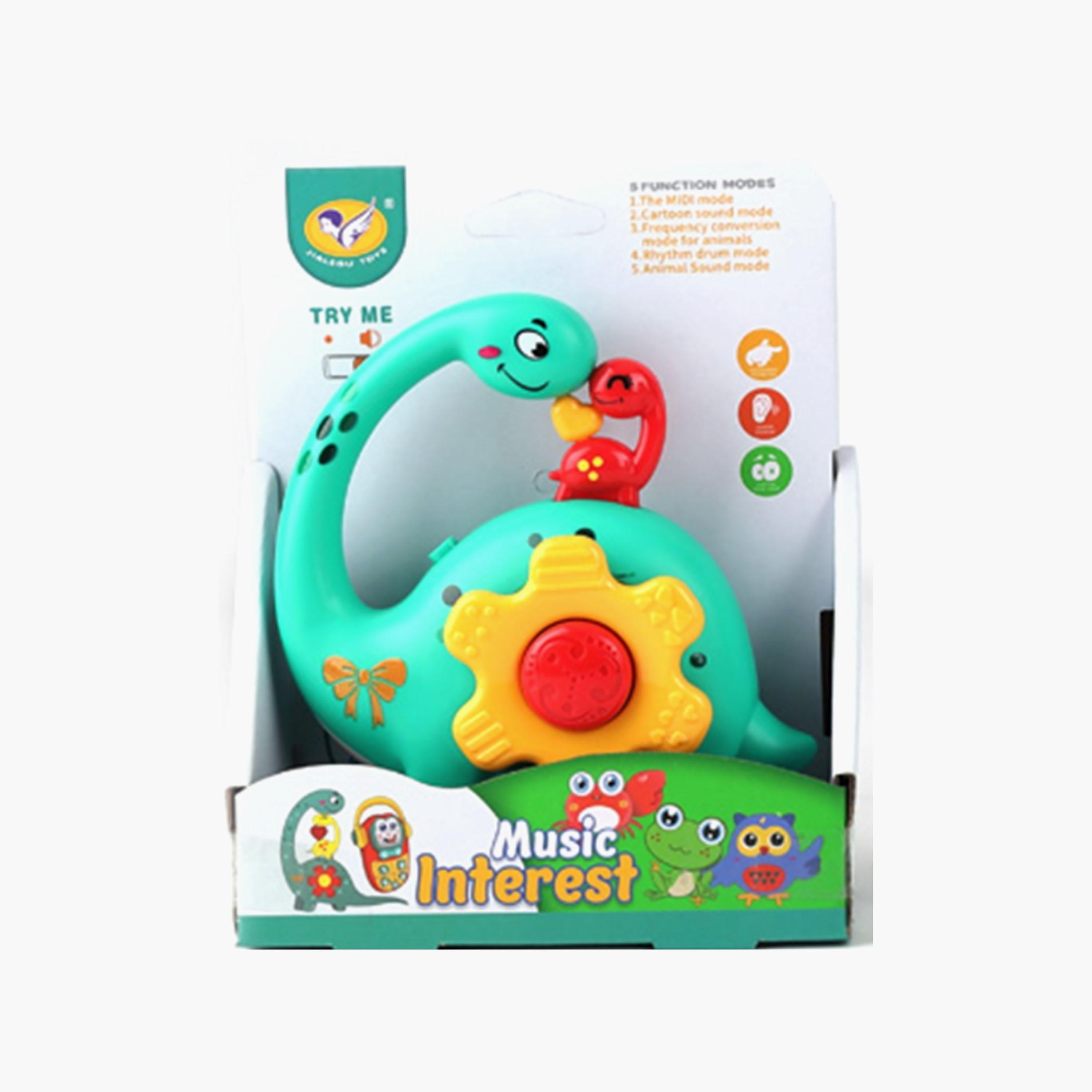 Little Angel Musical Dinasour Toy with Gear Button-toys-babyandtoddlertoys-learningtoys-image-2