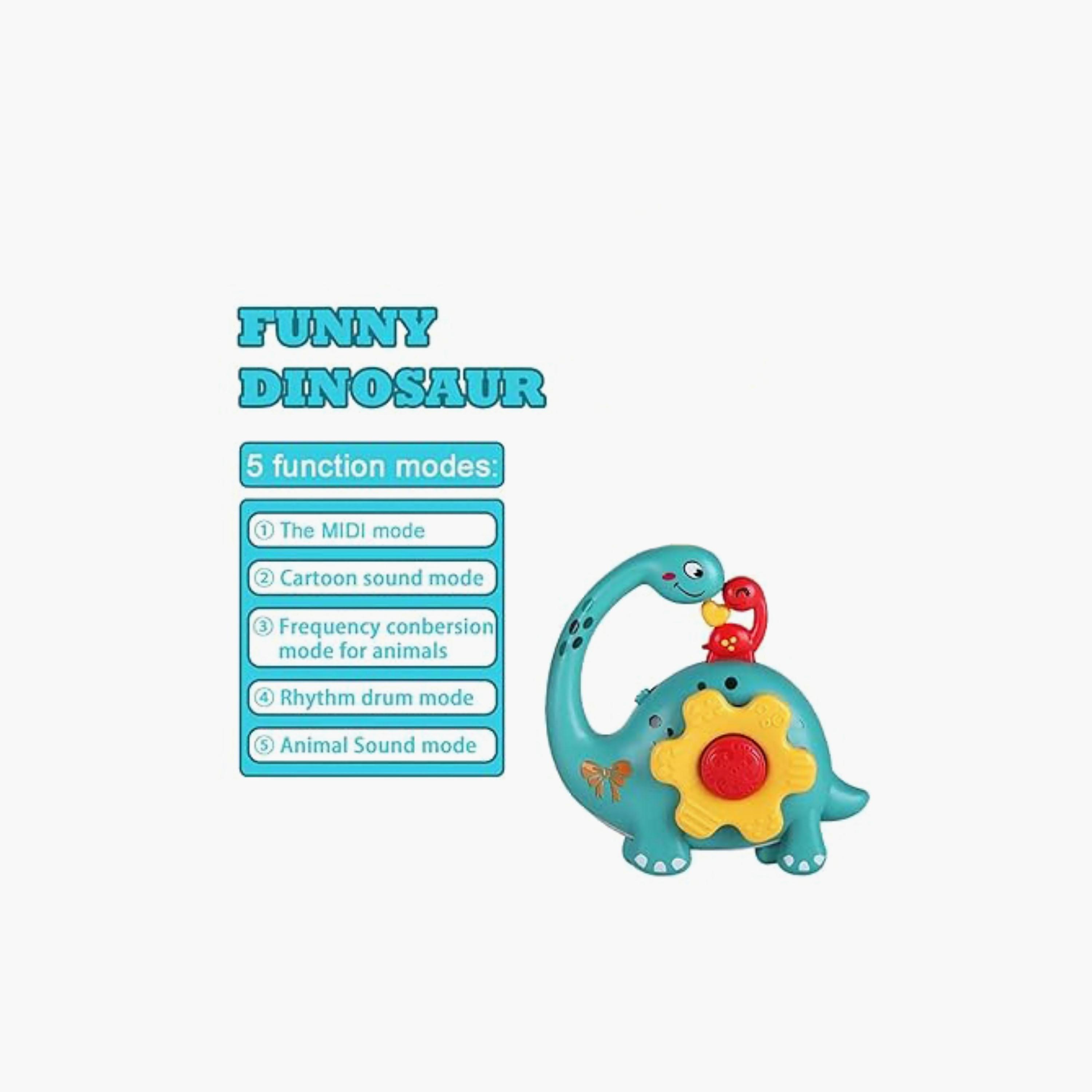 Little Angel Musical Dinasour Toy with Gear Button-toys-babyandtoddlertoys-learningtoys-image-3