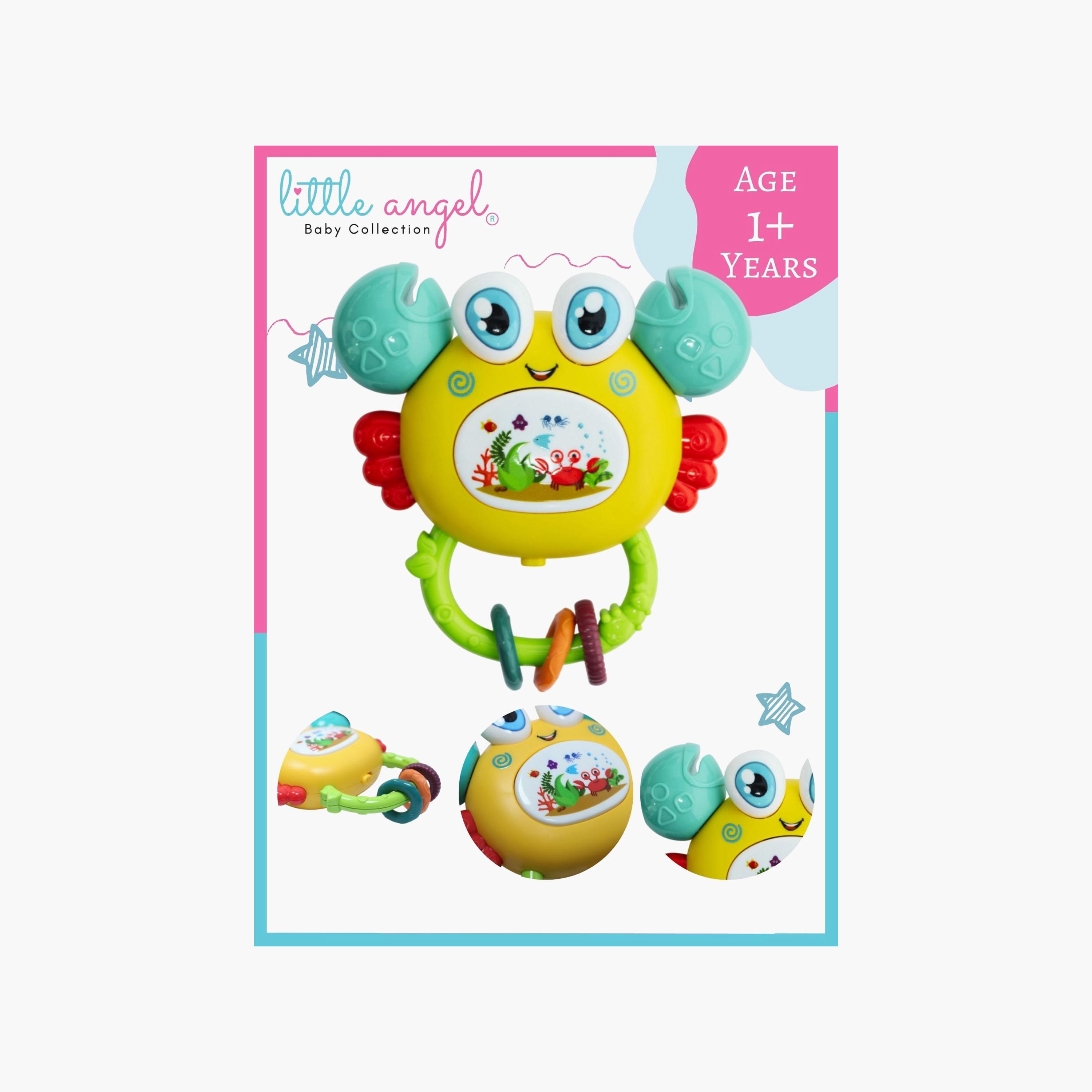 لعبة تعليمية تفاعلية موسيقية على شكل سلطعون (كابوريا) من ليتل أنجل-toys-babyandtoddlertoys-learningtoys-image-3