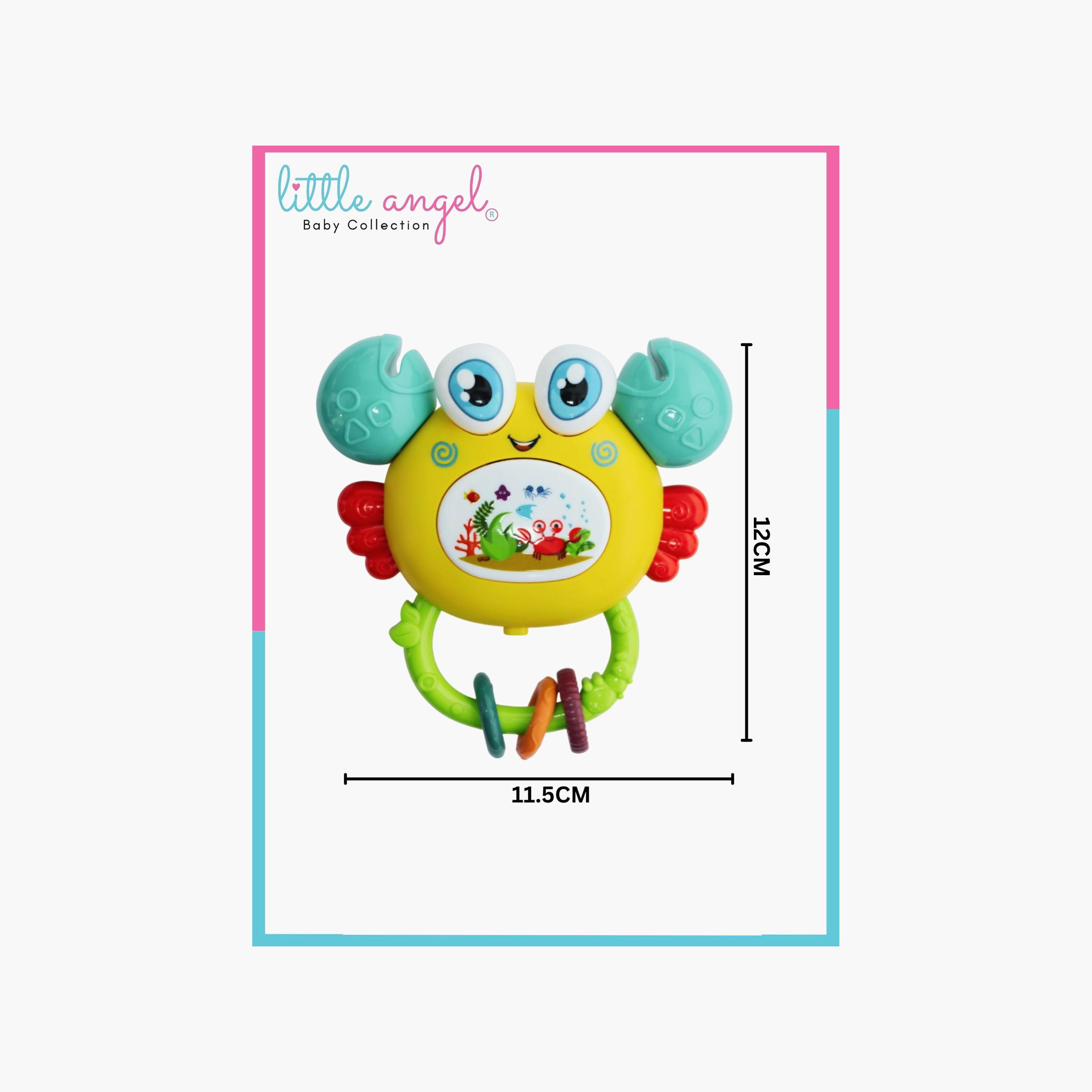 لعبة تعليمية تفاعلية موسيقية على شكل سلطعون (كابوريا) من ليتل أنجل-toys-babyandtoddlertoys-learningtoys-image-5