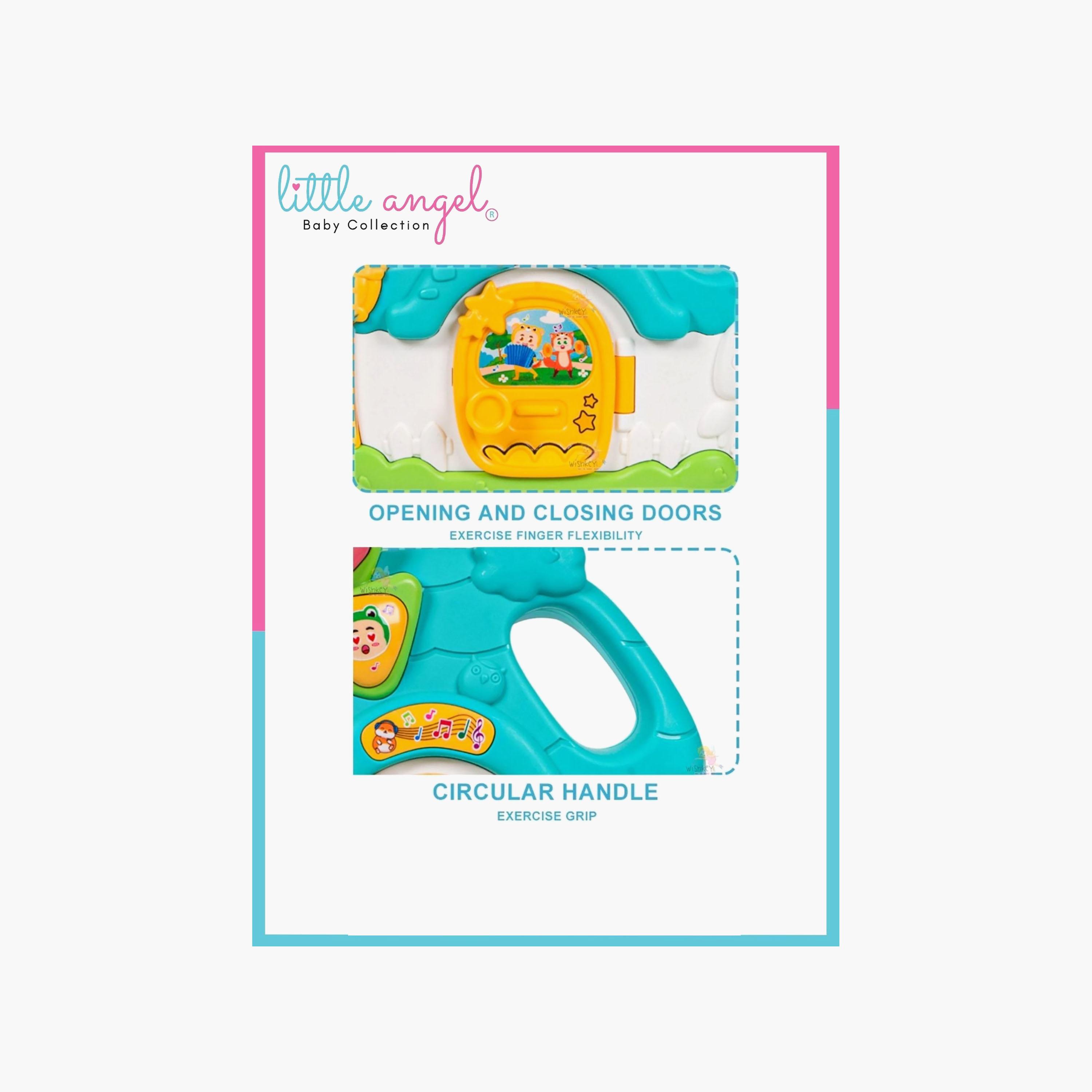 Little Angel Musical Activity House Toy with Light & Sound-toys-babyandtoddlertoys-lightsandmusicaltoys-image-2