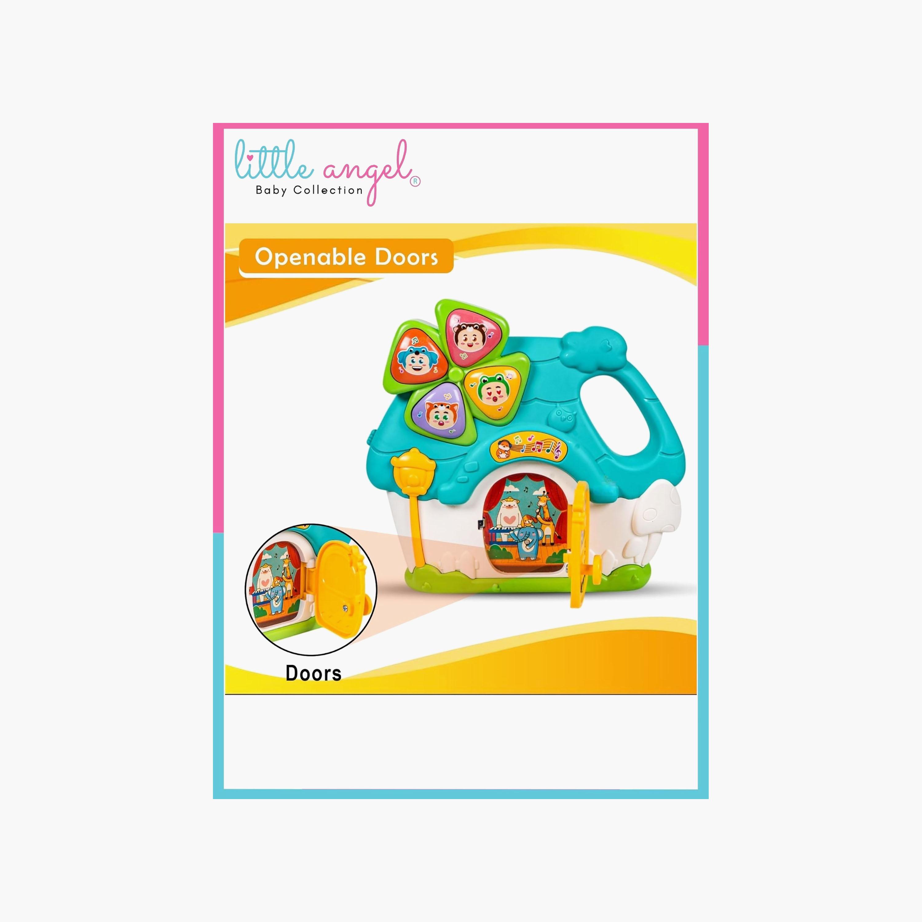 Little Angel Musical Activity House Toy with Light & Sound-toys-babyandtoddlertoys-lightsandmusicaltoys-image-5