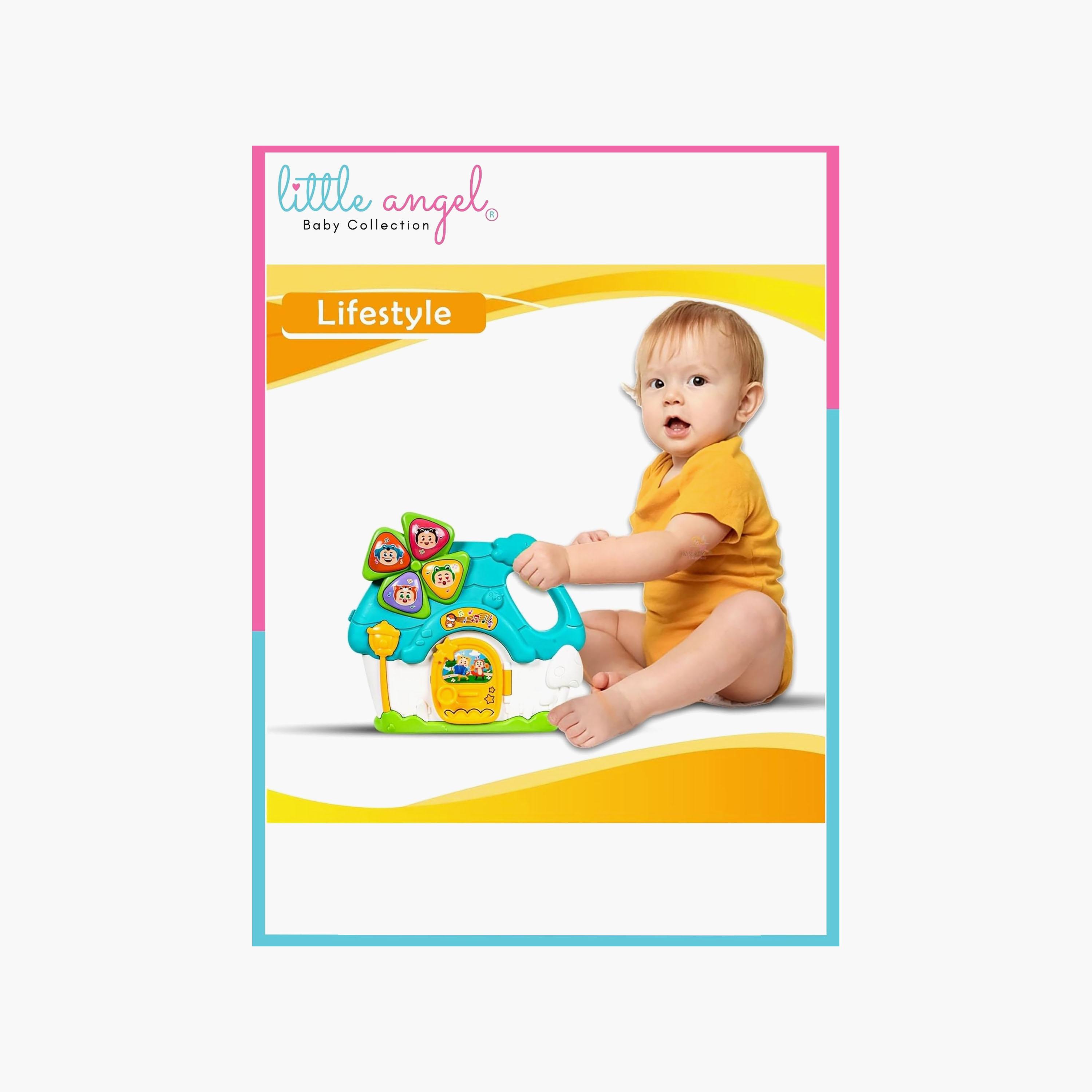Little Angel Musical Activity House Toy with Light & Sound-toys-babyandtoddlertoys-lightsandmusicaltoys-image-6