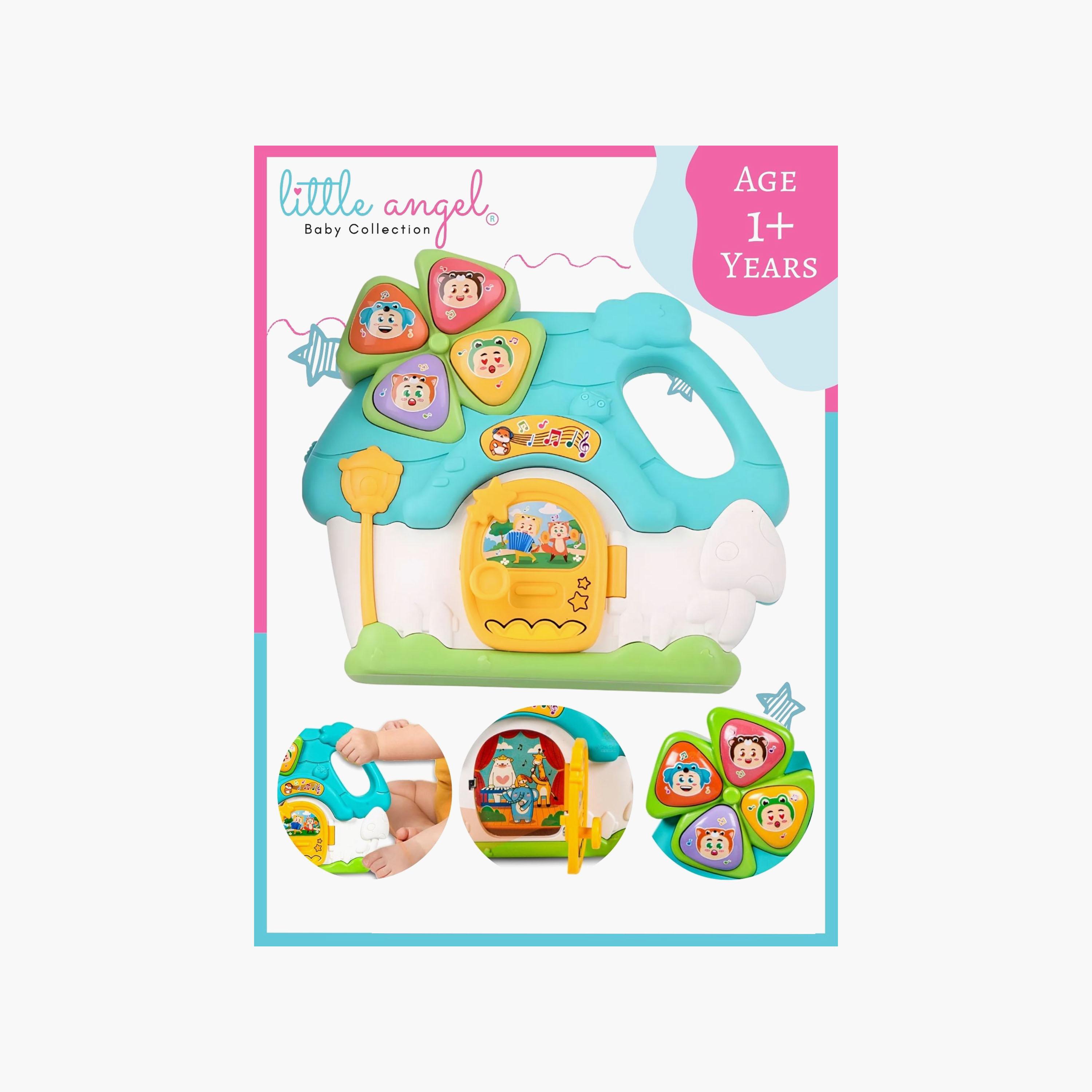 Little Angel Musical Activity House Toy with Light & Sound-toys-babyandtoddlertoys-lightsandmusicaltoys-image-7