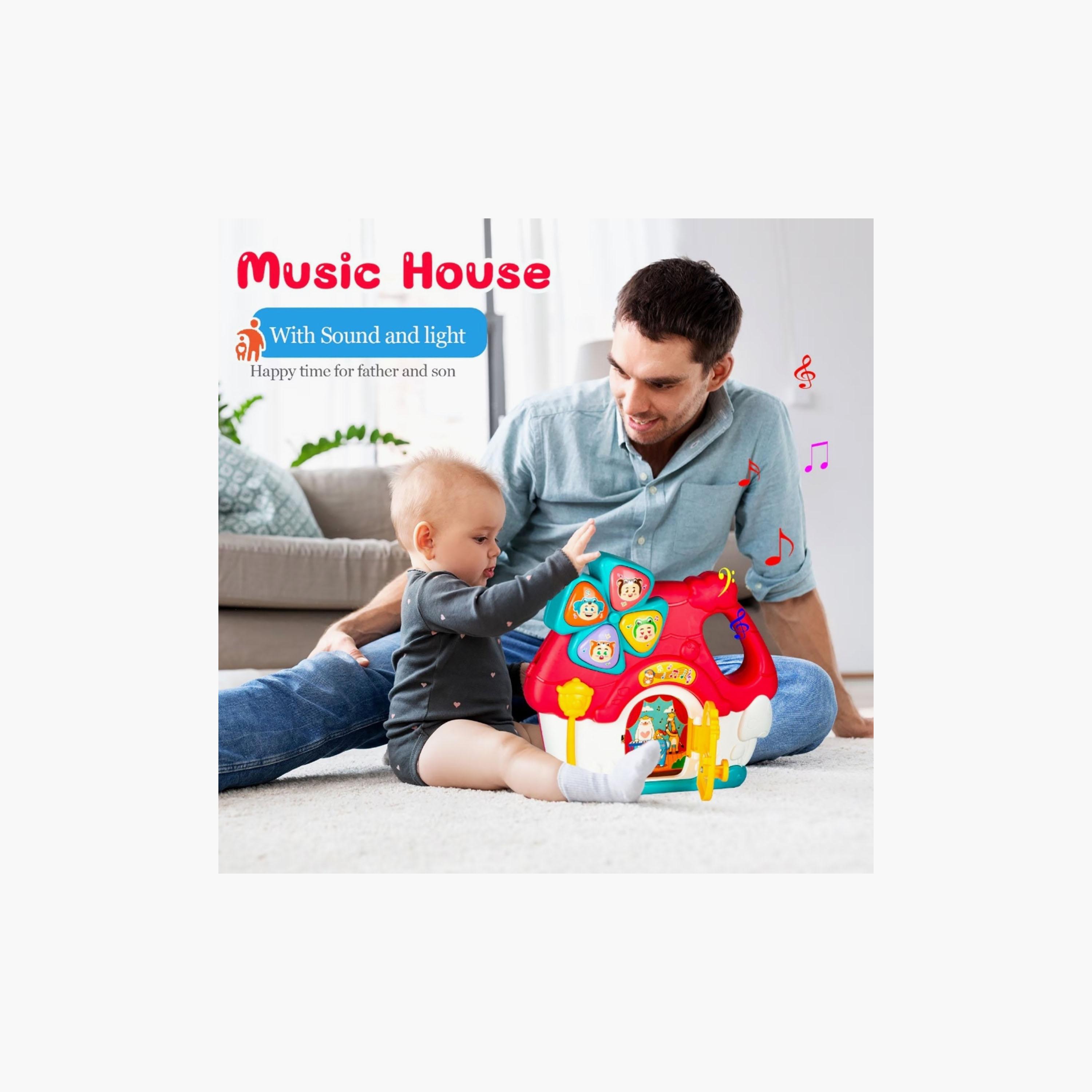 Little Angel Musical Activity House Toy with Light & Sound-toys-babyandtoddlertoys-lightsandmusicaltoys-image-4
