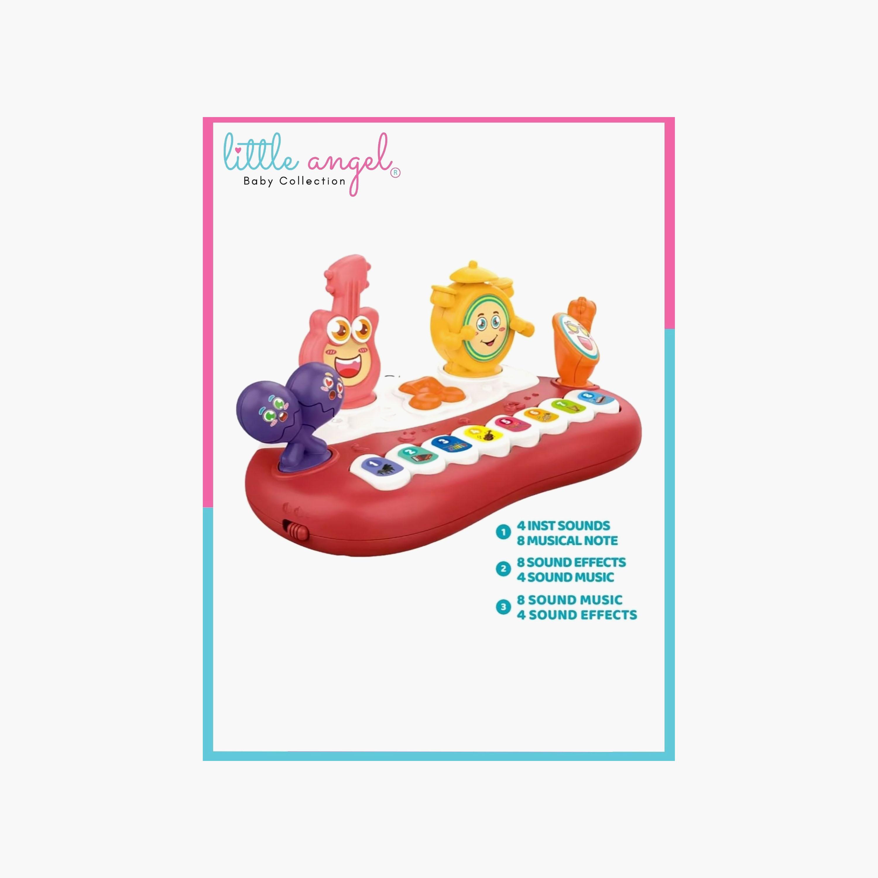 Little Angel Musical Caterpillar Rattle Toy-toys-babyandtoddlertoys-rattlesandteethers-image-3