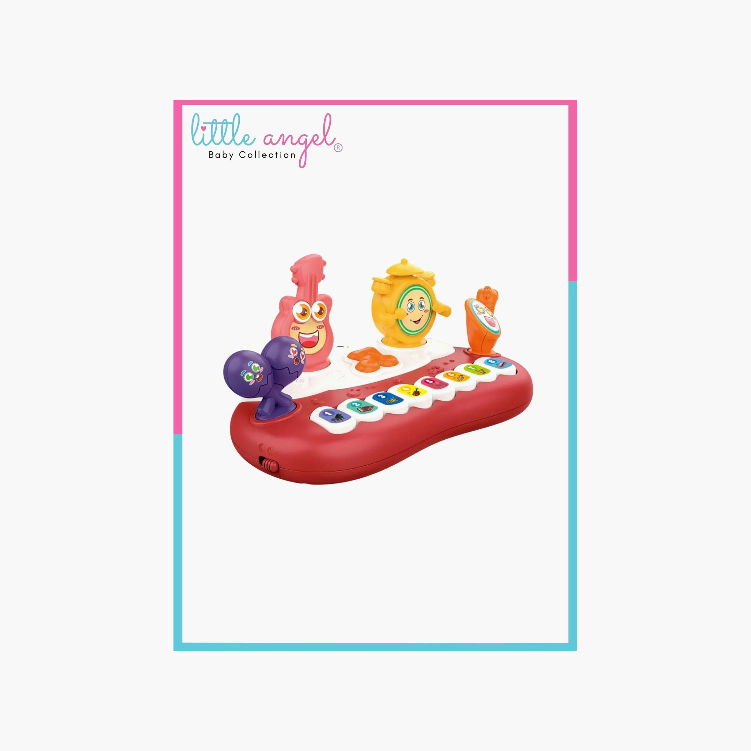 Little Angel Musical Caterpillar Rattle Toy-toys-babyandtoddlertoys-rattlesandteethers-image-4