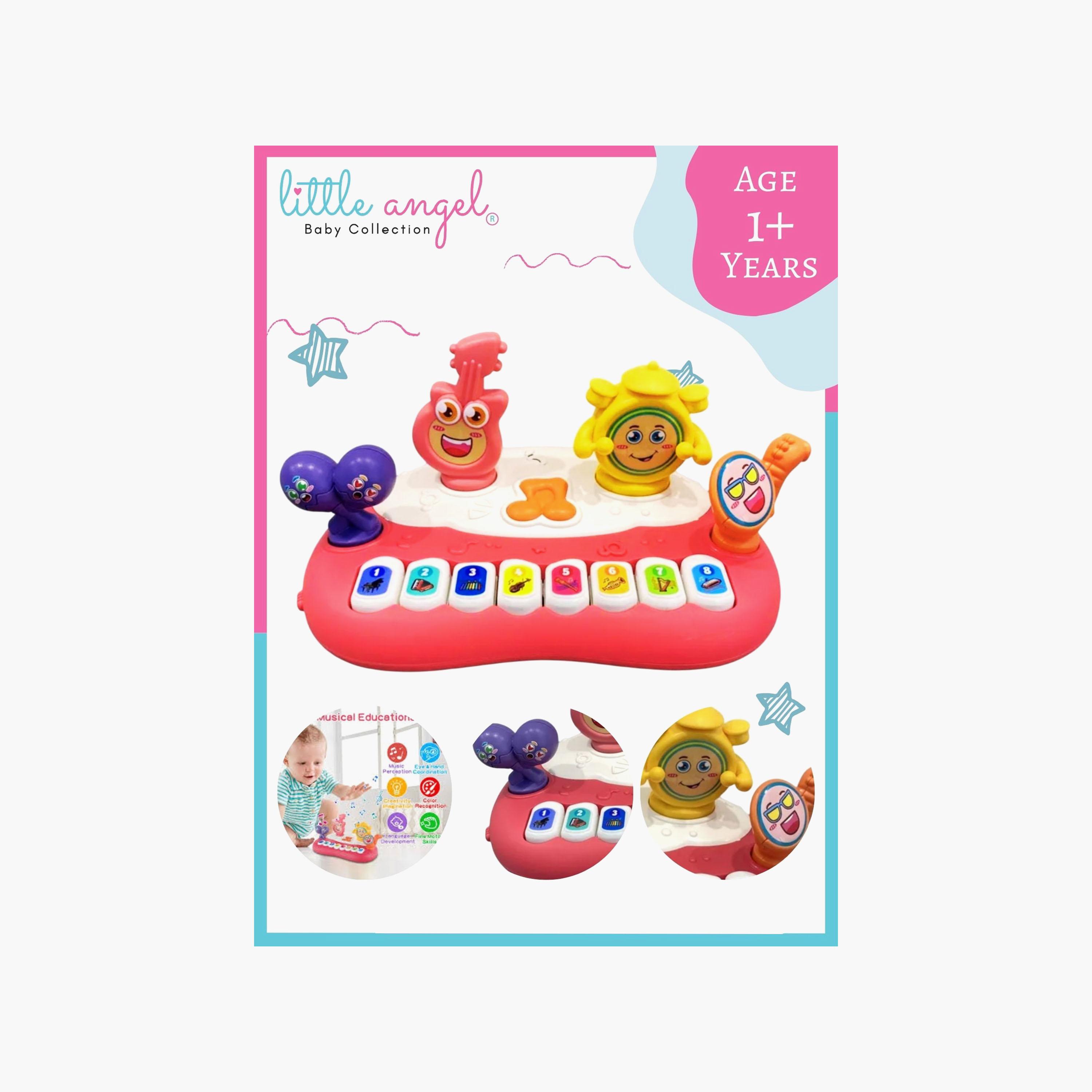 Little Angel Musical Caterpillar Rattle Toy-toys-babyandtoddlertoys-rattlesandteethers-image-5