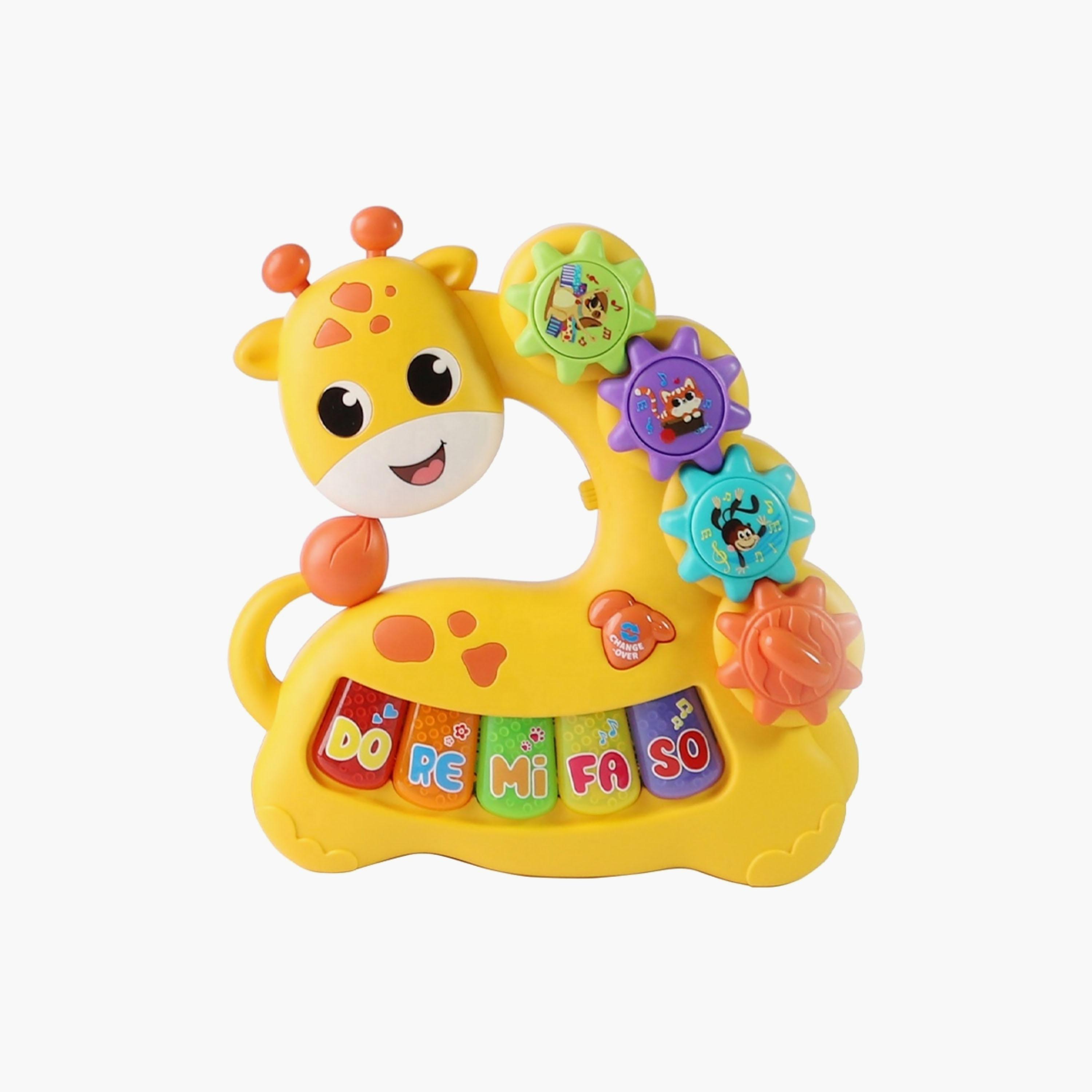 لعبة بيانو الزرافة الموسيقية مع إضاءة وصوت من ليتل أنجل-toys-babyandtoddlertoys-lightsandmusicaltoys-image-1