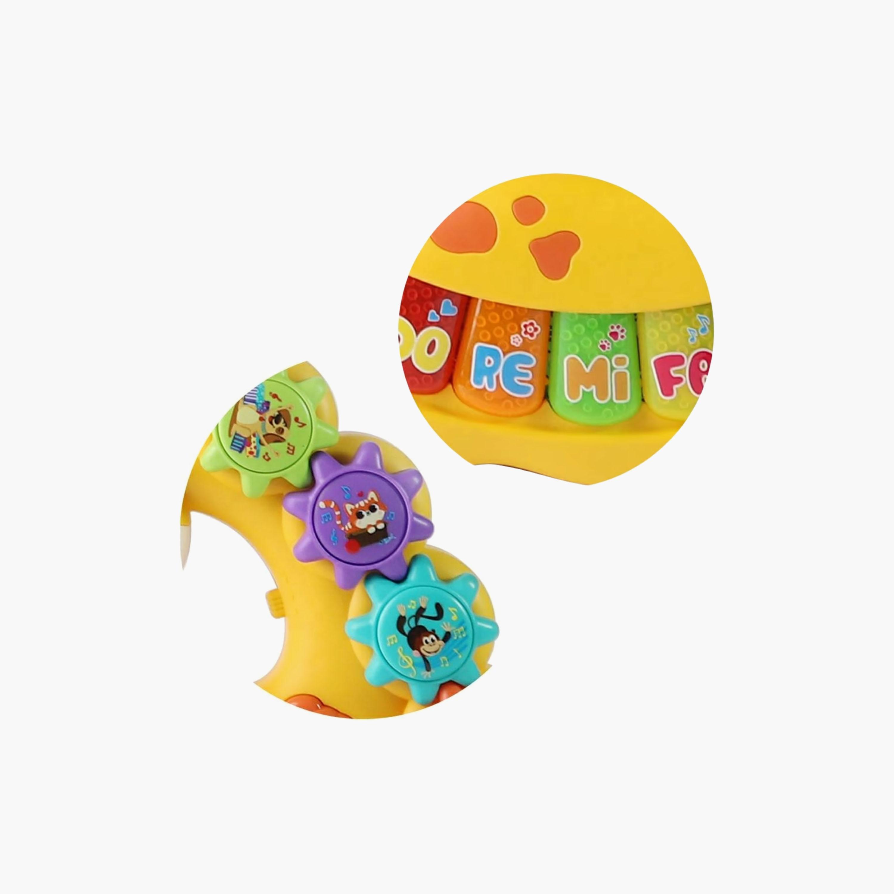لعبة بيانو الزرافة الموسيقية مع إضاءة وصوت من ليتل أنجل-toys-babyandtoddlertoys-lightsandmusicaltoys-image-4