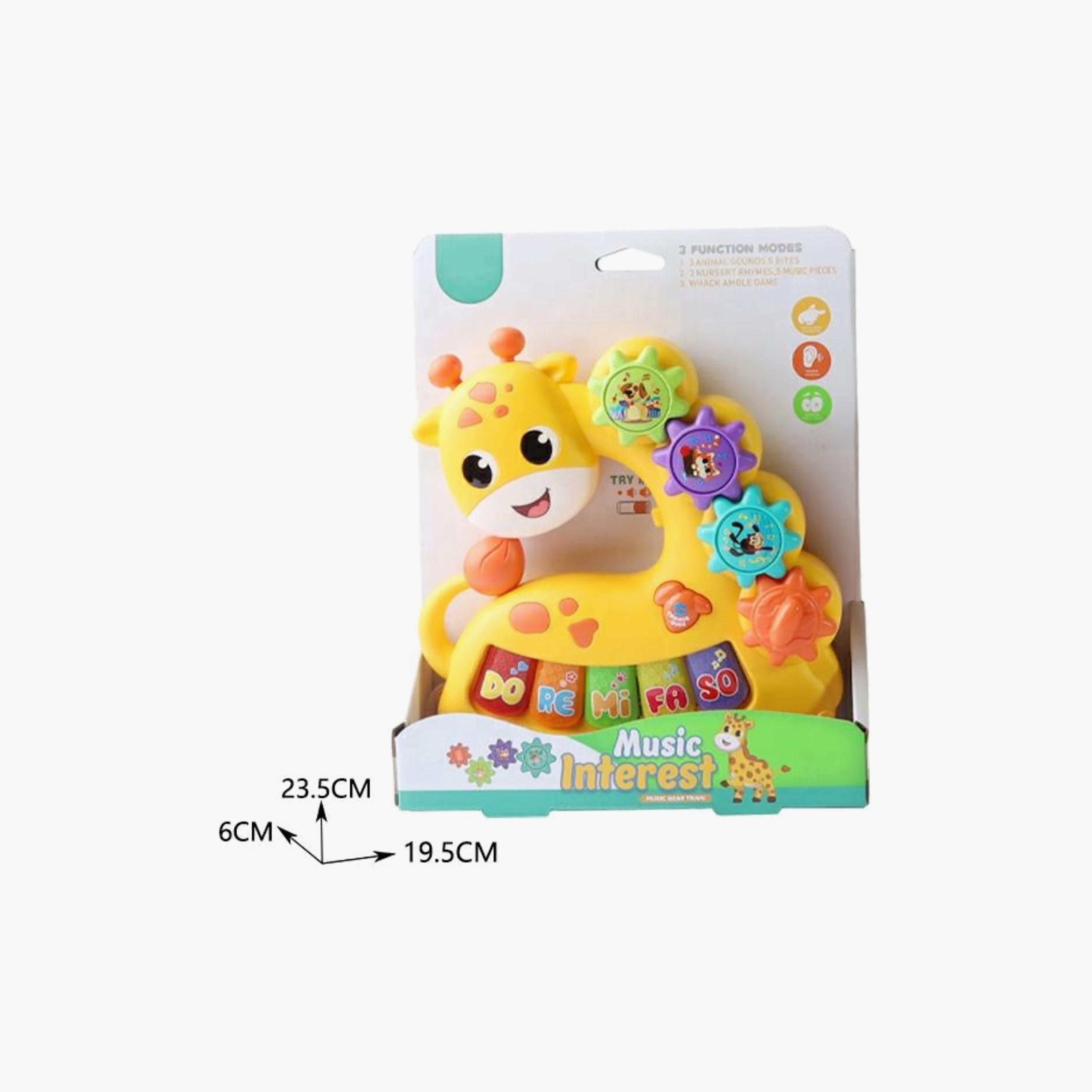 لعبة بيانو الزرافة الموسيقية مع إضاءة وصوت من ليتل أنجل-toys-babyandtoddlertoys-lightsandmusicaltoys-image-5