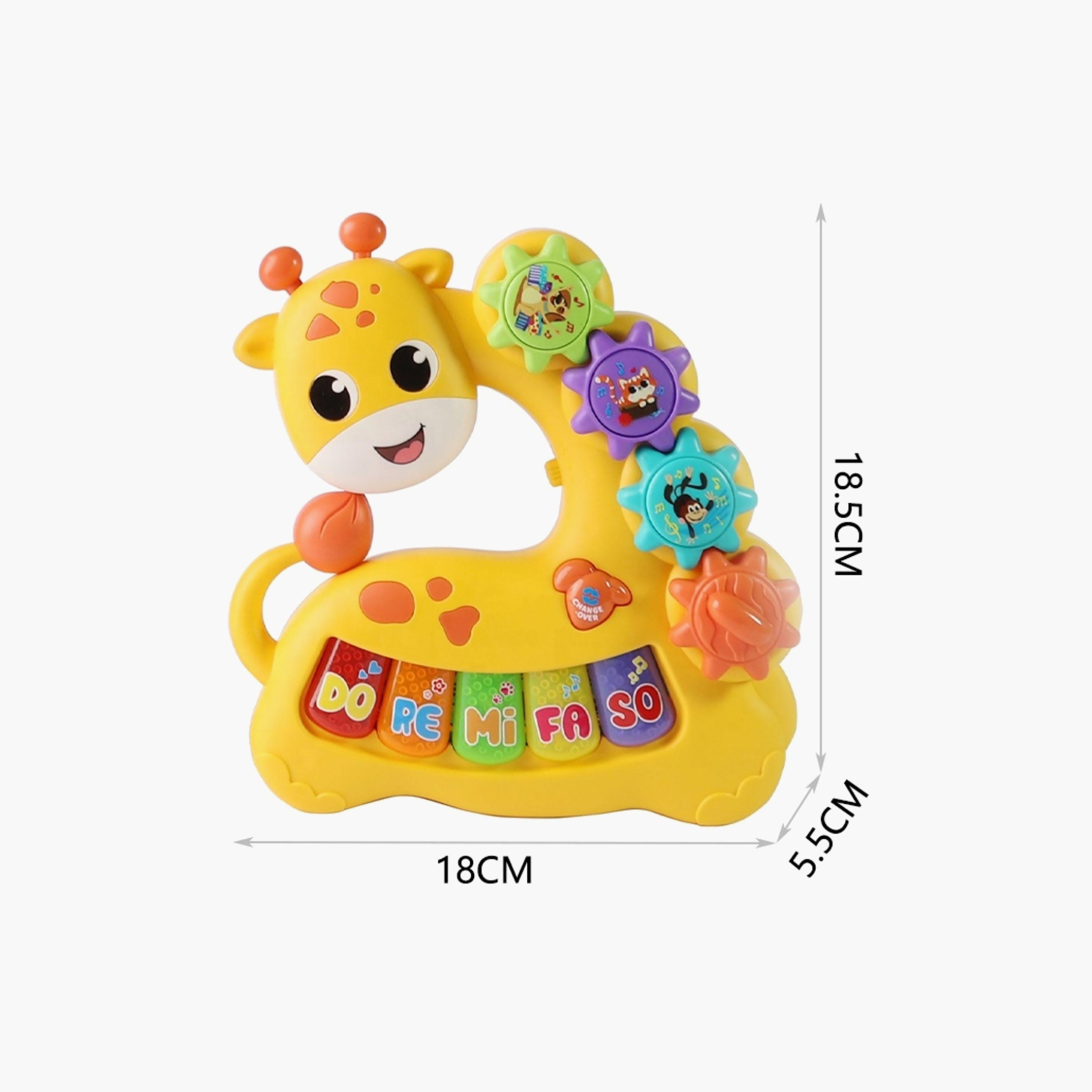 لعبة بيانو الزرافة الموسيقية مع إضاءة وصوت من ليتل أنجل-toys-babyandtoddlertoys-lightsandmusicaltoys-image-6