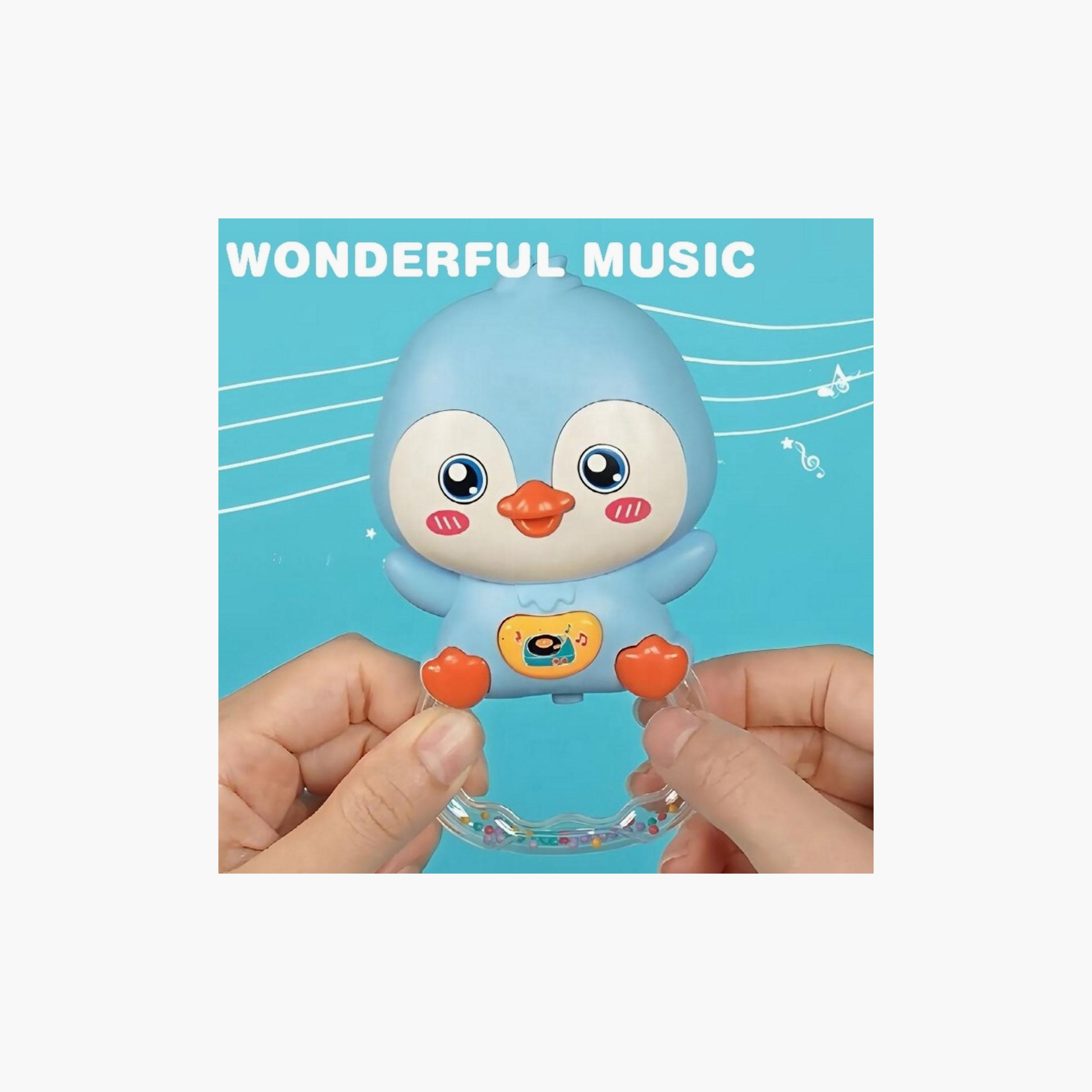 Little Angel Musical Penguin Rattle Toy-toys-babyandtoddlertoys-rattlesandteethers-image-4