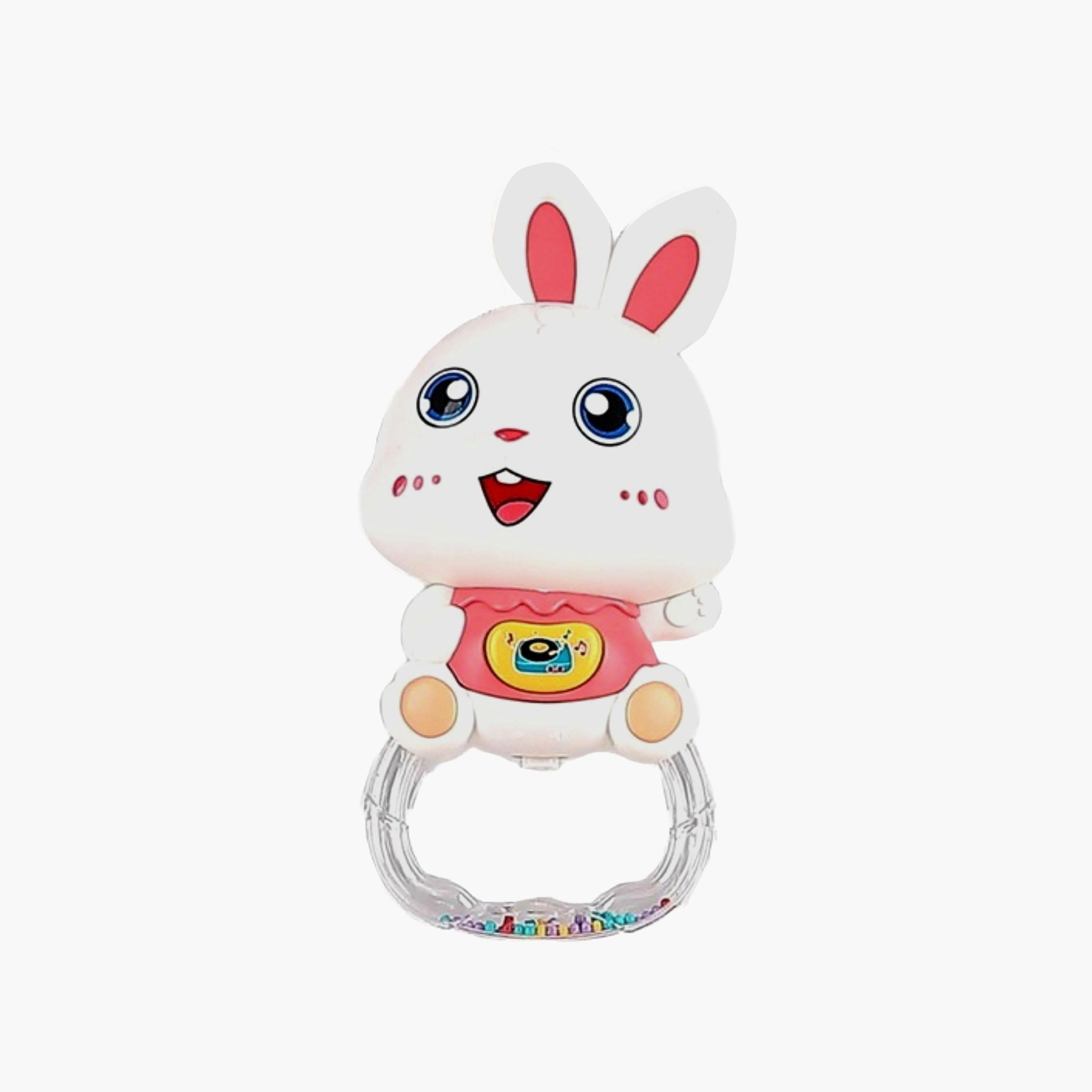 Little Angel Musical Bunny Rattle Toy-toys-babyandtoddlertoys-rattlesandteethers-image-1