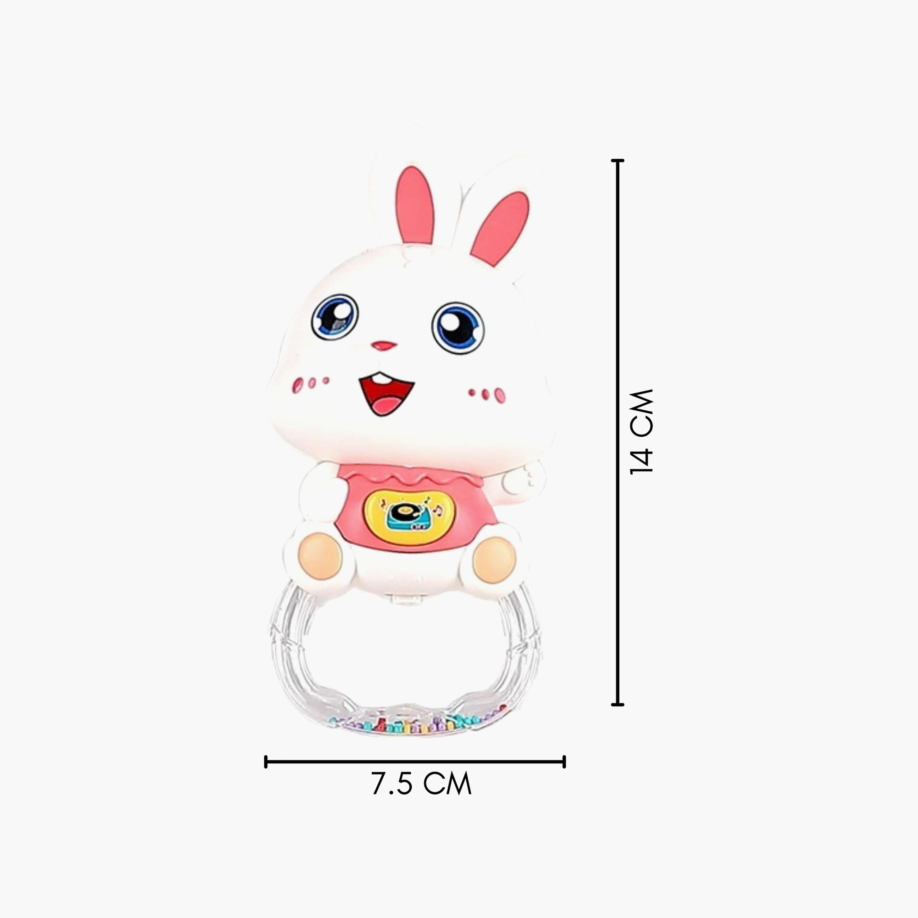 Little Angel Musical Bunny Rattle Toy-toys-babyandtoddlertoys-rattlesandteethers-image-7