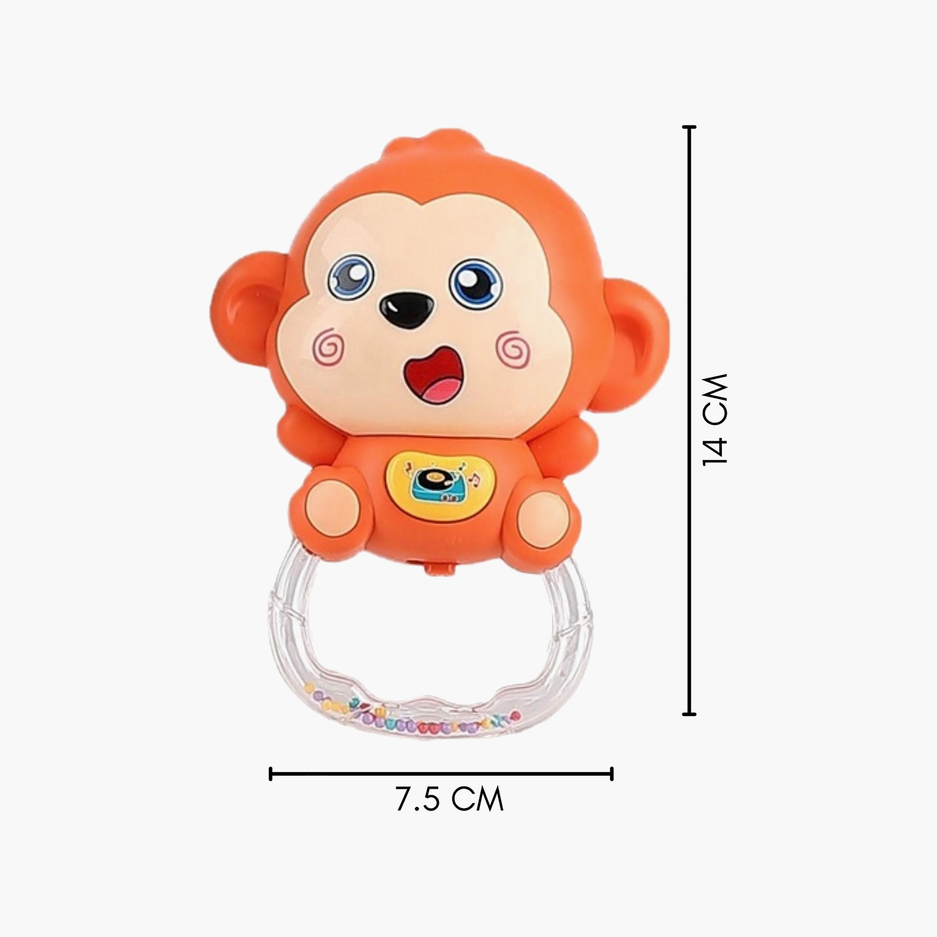 Little Angel Musical Monkey Rattle Toy-toys-babyandtoddlertoys-rattlesandteethers-image-6