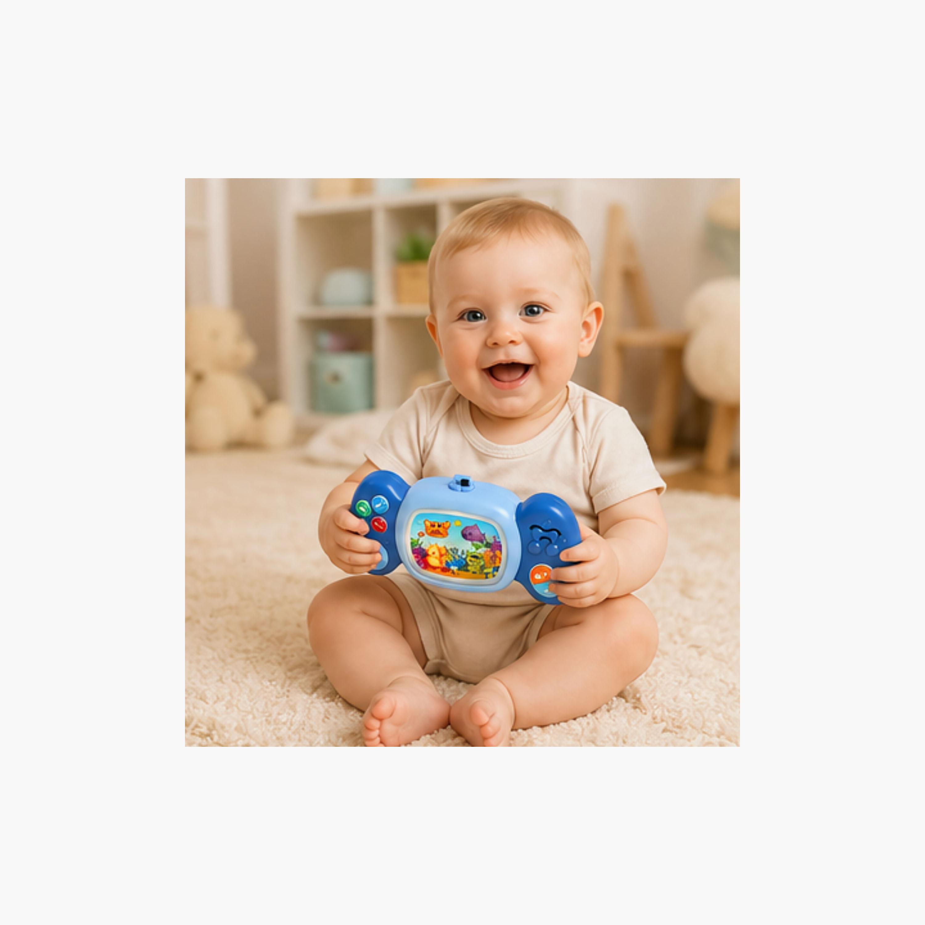 Little Angel Musical Gaming Console Toy with Light & Aquatic Animal Buttons-toys-babyandtoddlertoys-lightsandmusicaltoys-image-6