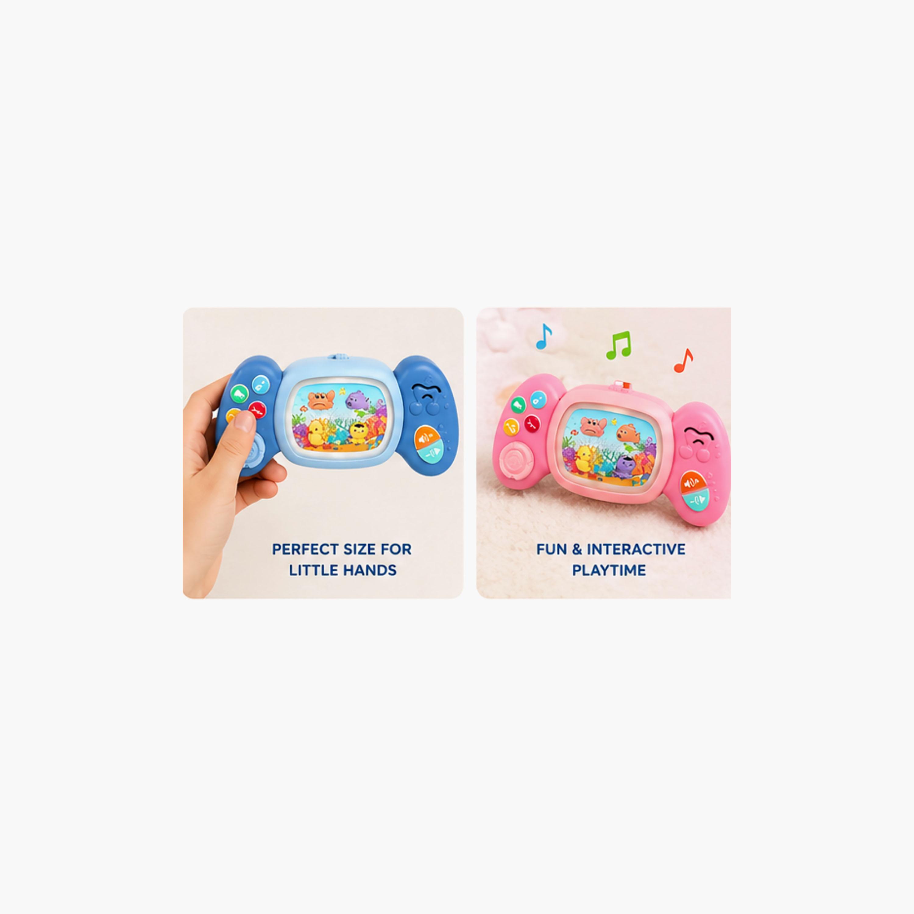 Little Angel Musical Gaming Console Toy with Light & Aquatic Animal Buttons-toys-babyandtoddlertoys-lightsandmusicaltoys-image-2