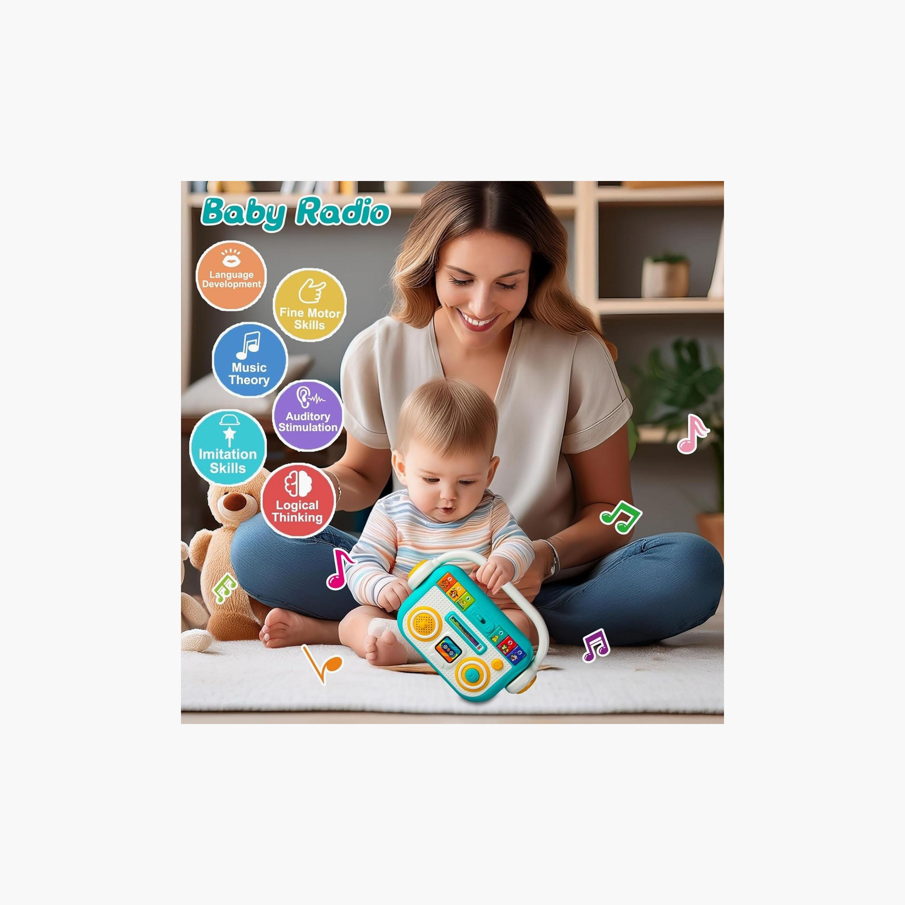 Little Angel Musical Learning Radio Toy with Light and Sound-toys-babyandtoddlertoys-lightsandmusicaltoys-image-2